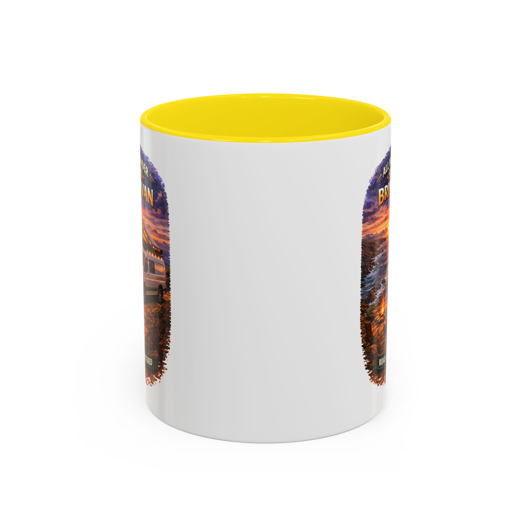 13523907776823012302_2048.jpeg Accent Coffee Mug (11, 15oz) — "All Who wander Should Bring A Van" Design Scenic-Line