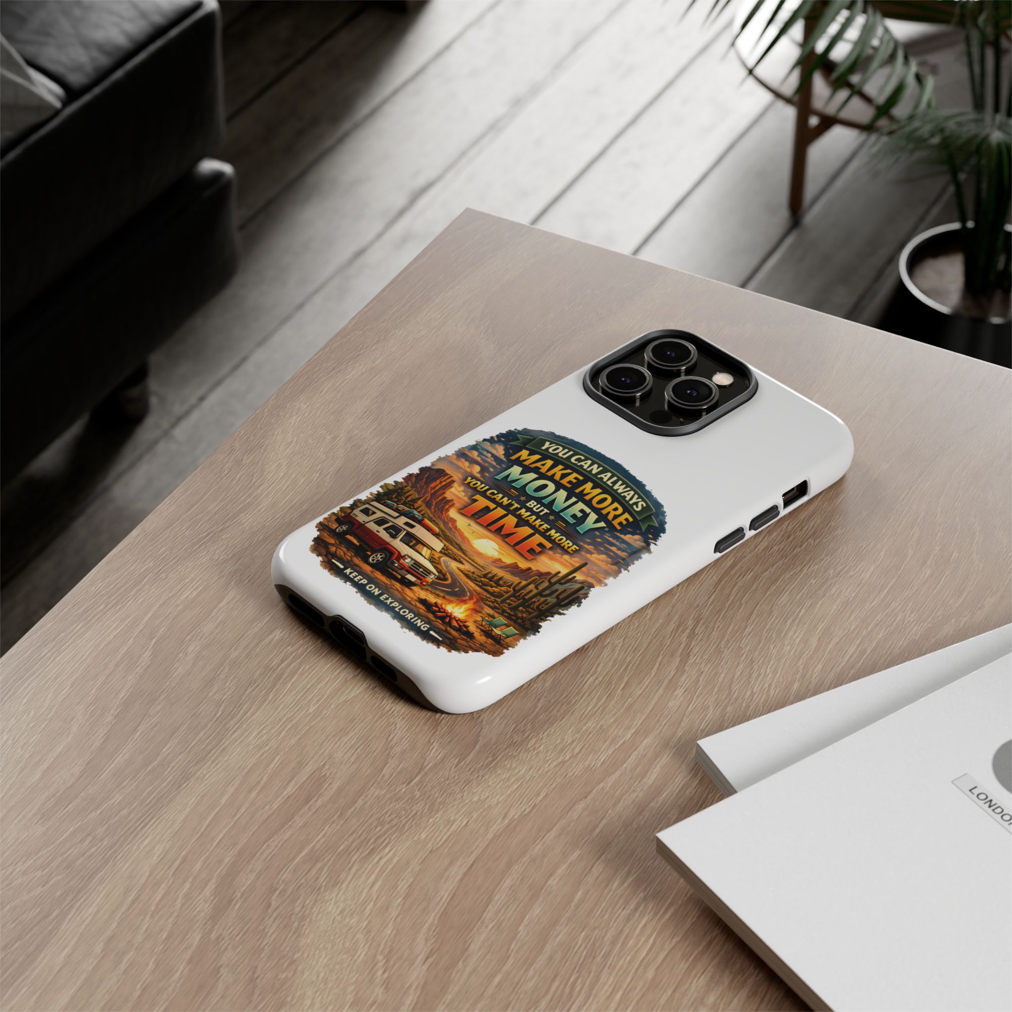 Phone Case — "You Can Always Make Money" (Design Scenic-Line)