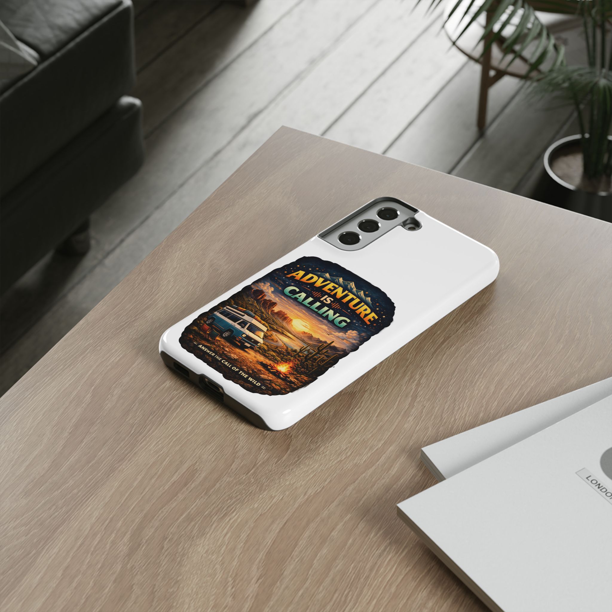 13558465494110490963_2048.jpeg Phone Case — "Adventure Is Calling" (Design Scenic-Line)