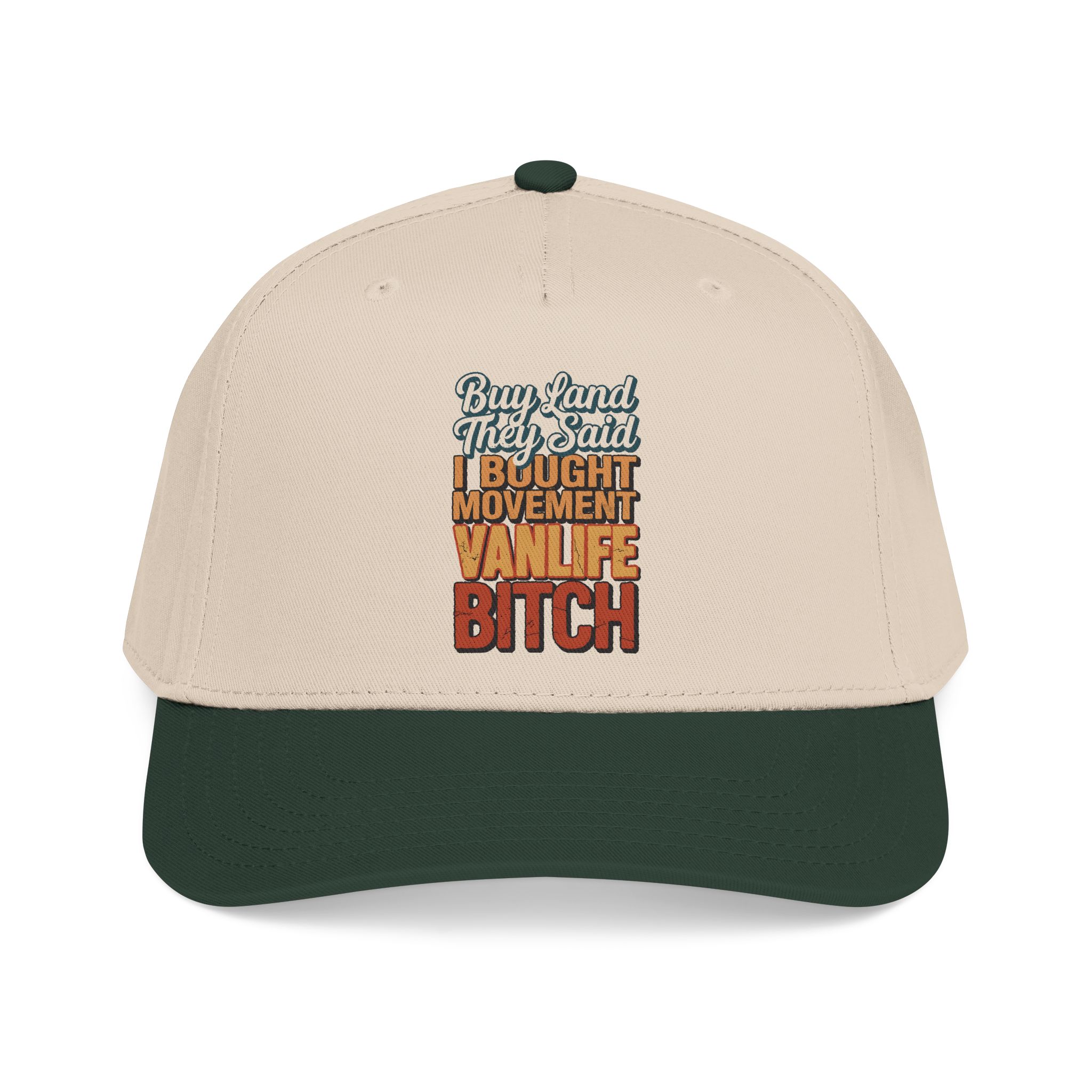 Baseball Cap - "Buy Land They Said" Design F**K-Line