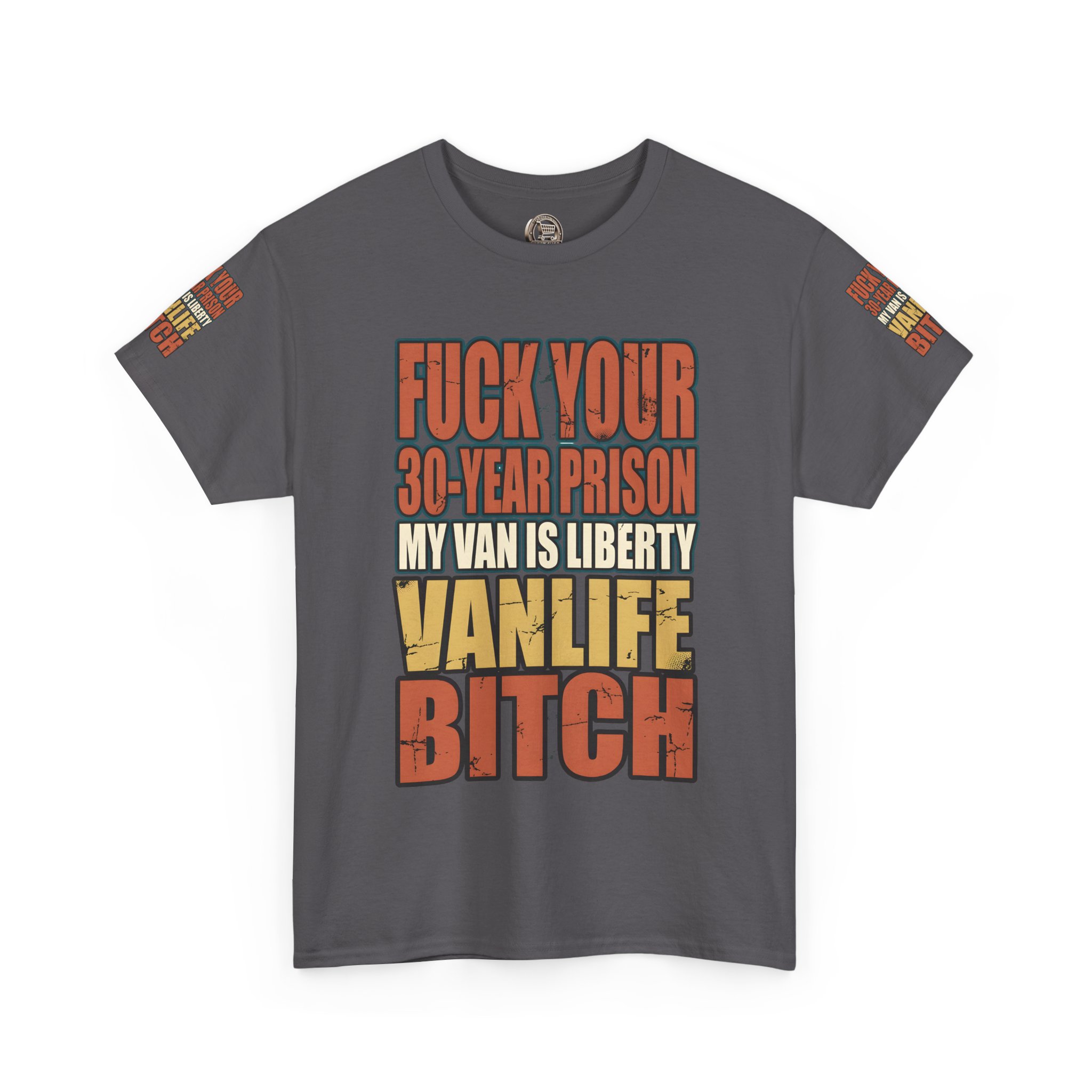 Unisex Heavy Cotton Tee — "Fuck Your 30 Year" Design F**K-Line