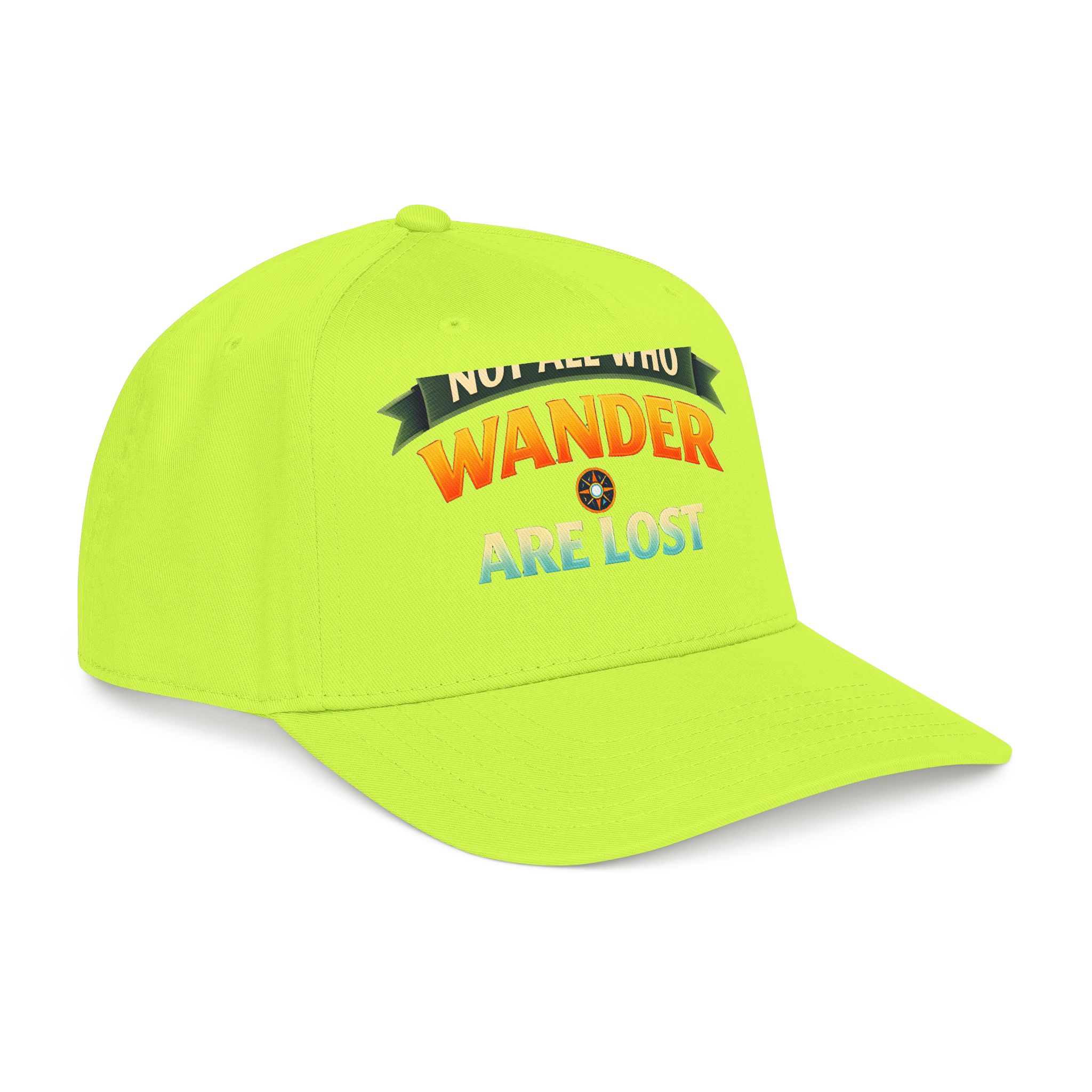Baseball Cap - "Not All Who Wander Are Lost" Design Scenic-Line