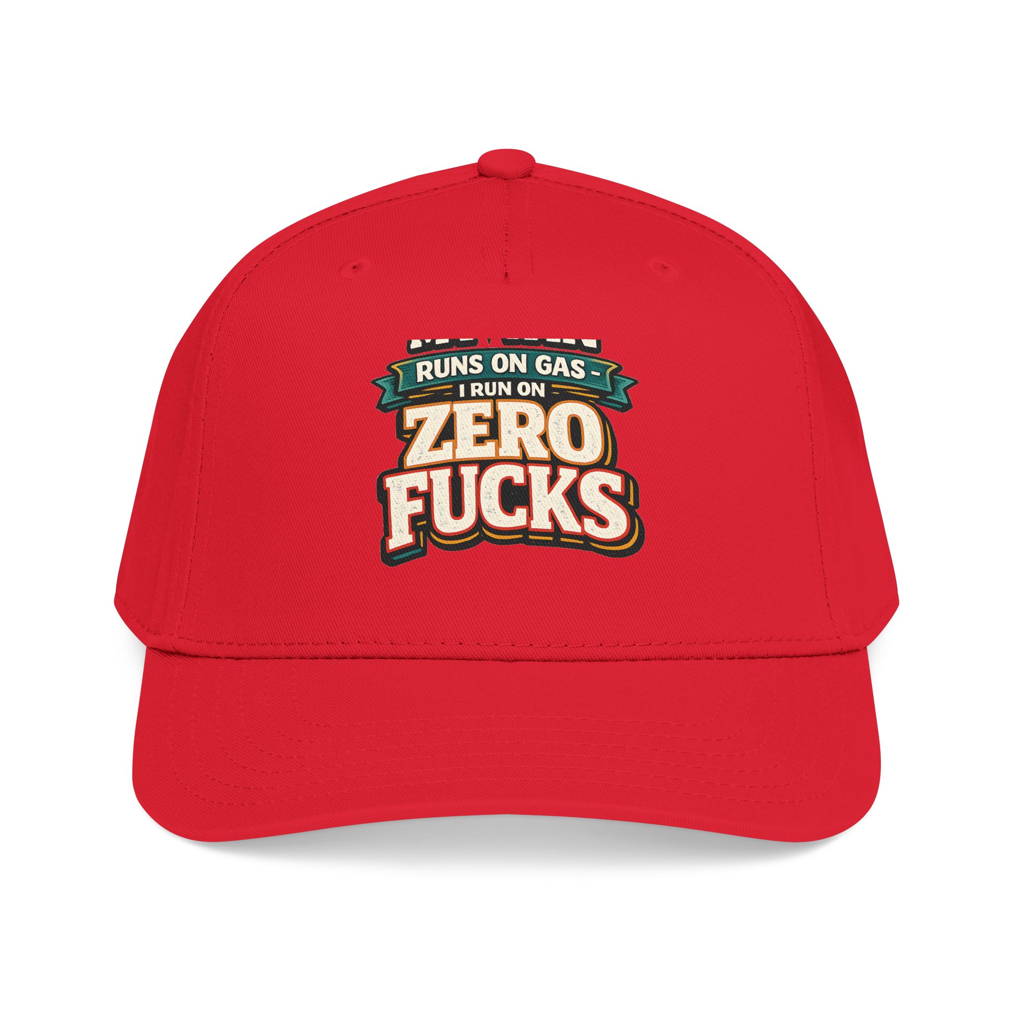 Baseball Cap - "My Van Runs On Gas" Design F**K-Line