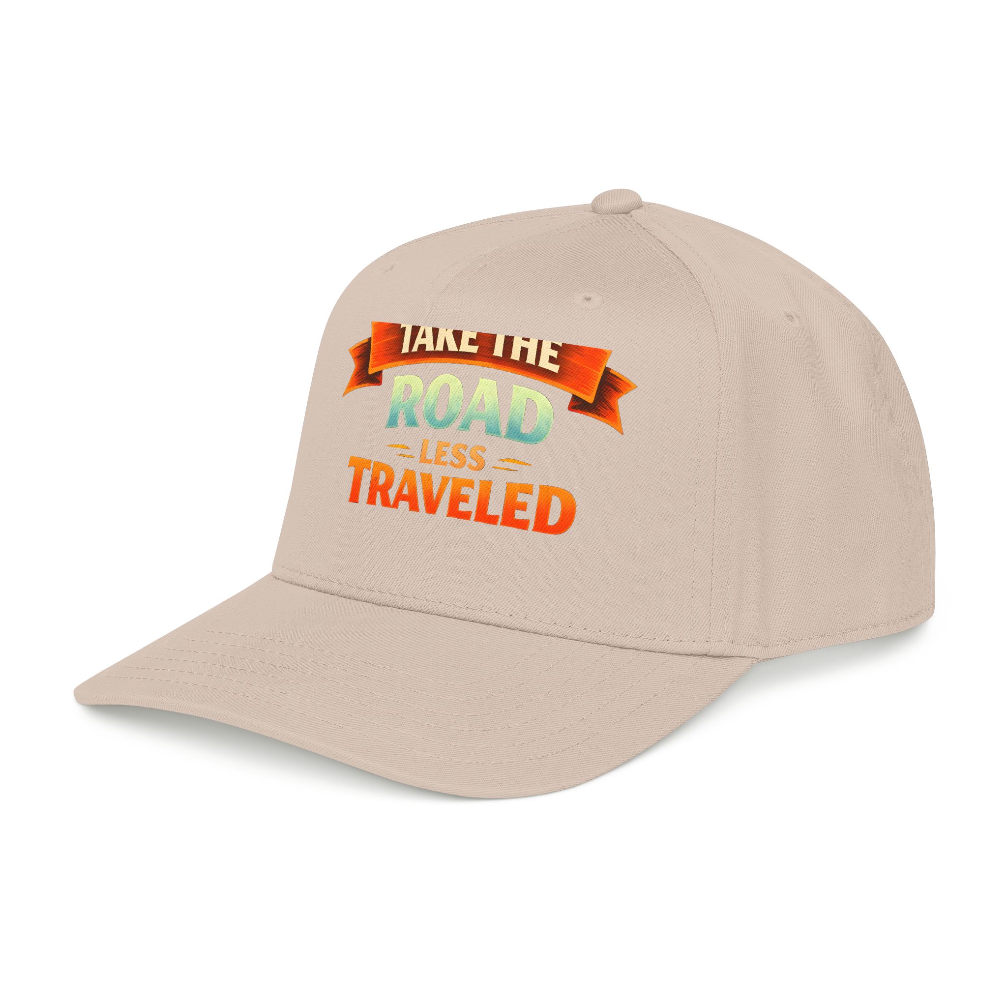 Baseball Cap - "Take The Road Less Traveled" Design Scenic-Line