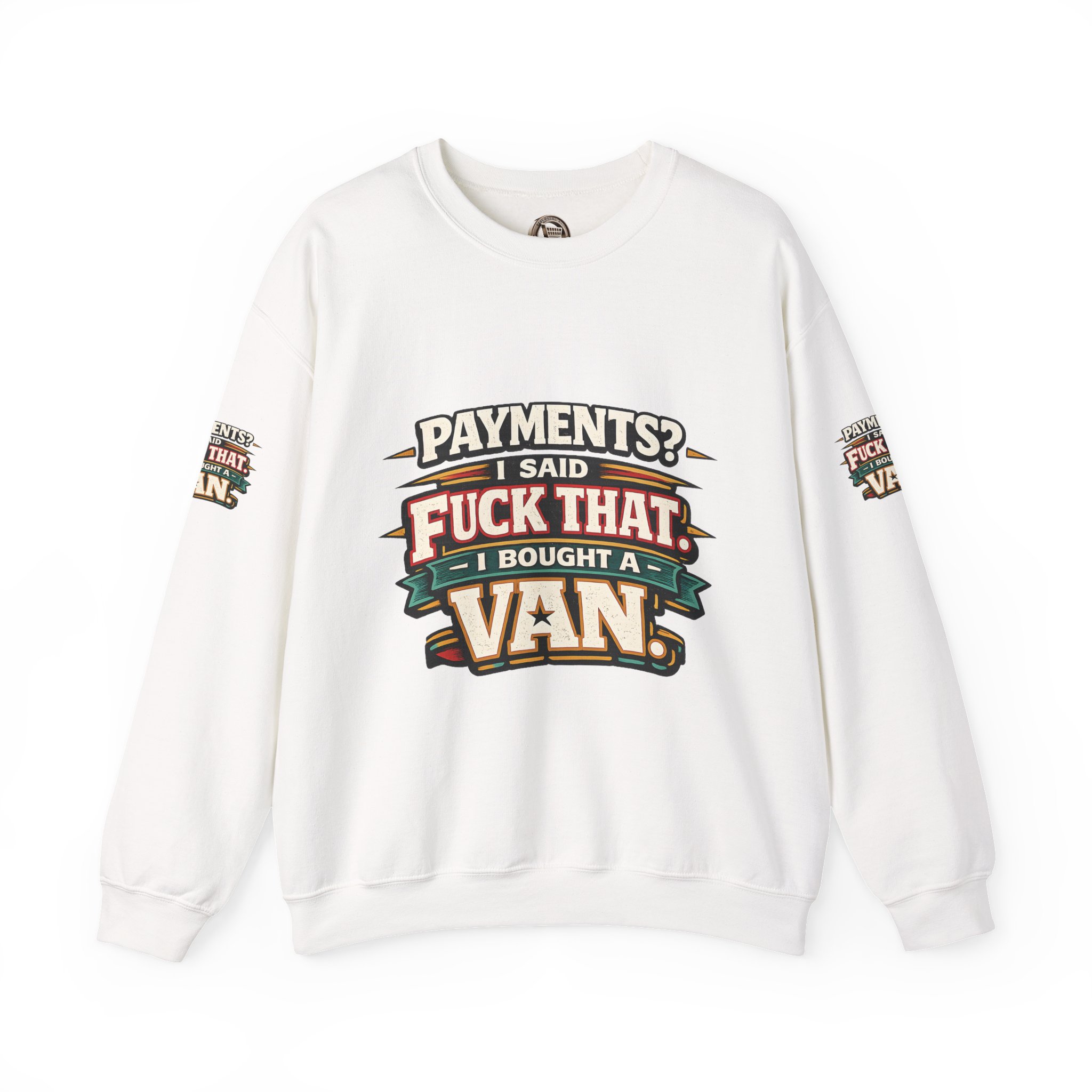 13601471509542184370_2048.jpeg Unisex Heavy Blend™ Crewneck Sweatshirt — "Payments?I Said" Design F**K-Line
