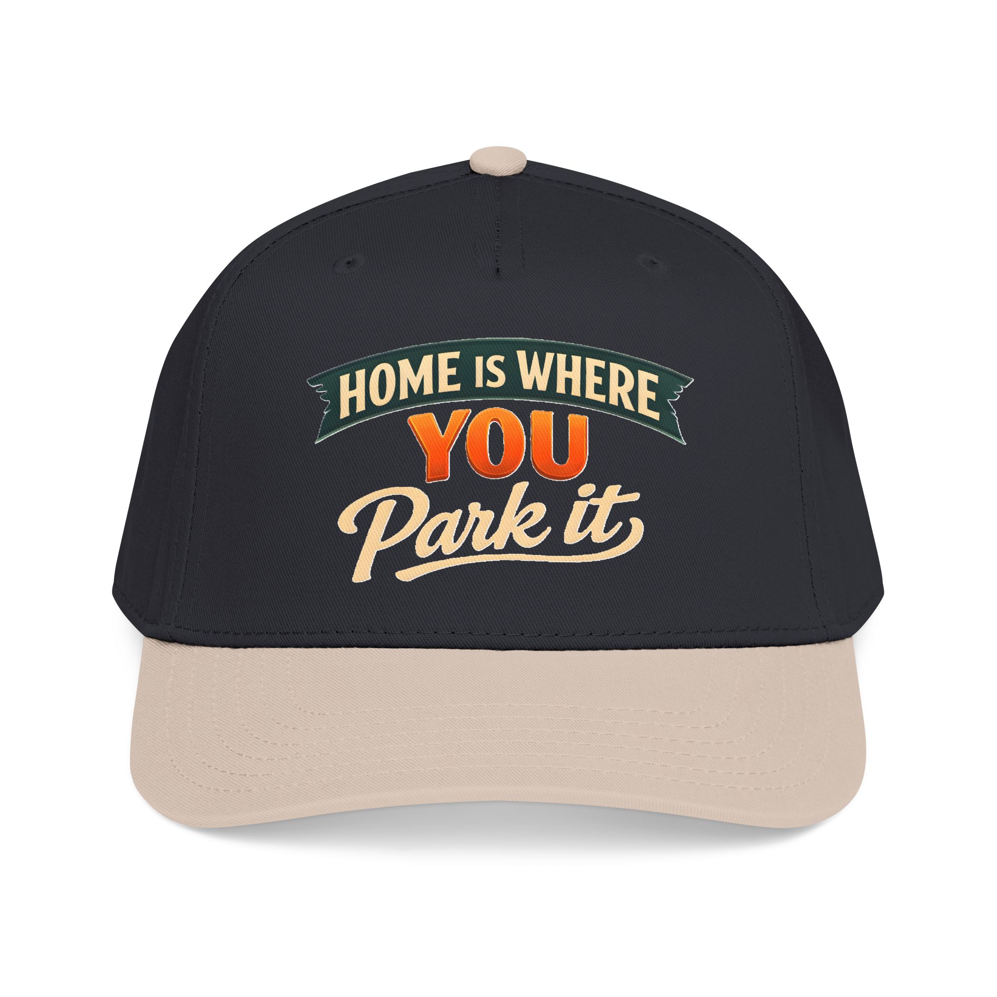 Baseball Cap - "Home Is where You Park It" Design Scenic-Line