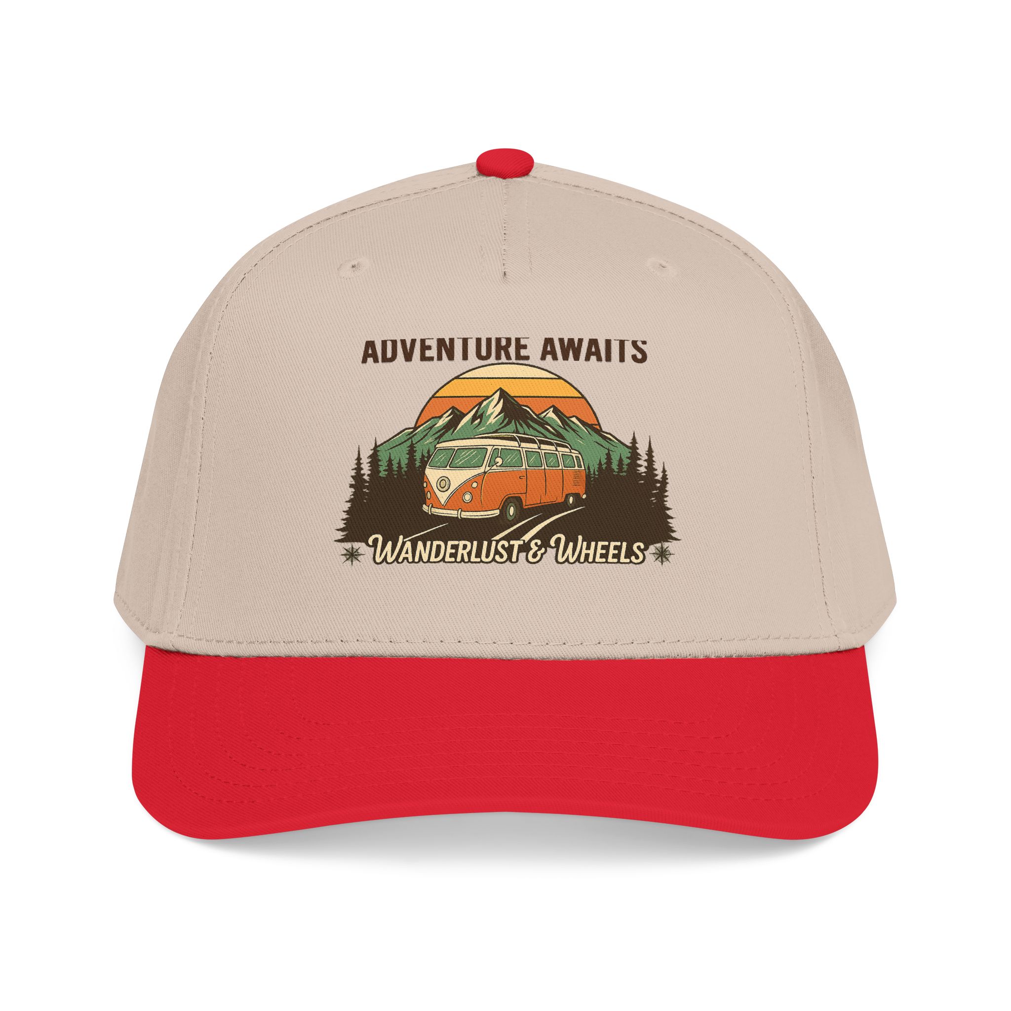 Baseball Cap - "Home Is Where You Adventure Awaits" Mid Profile Baseball Cap