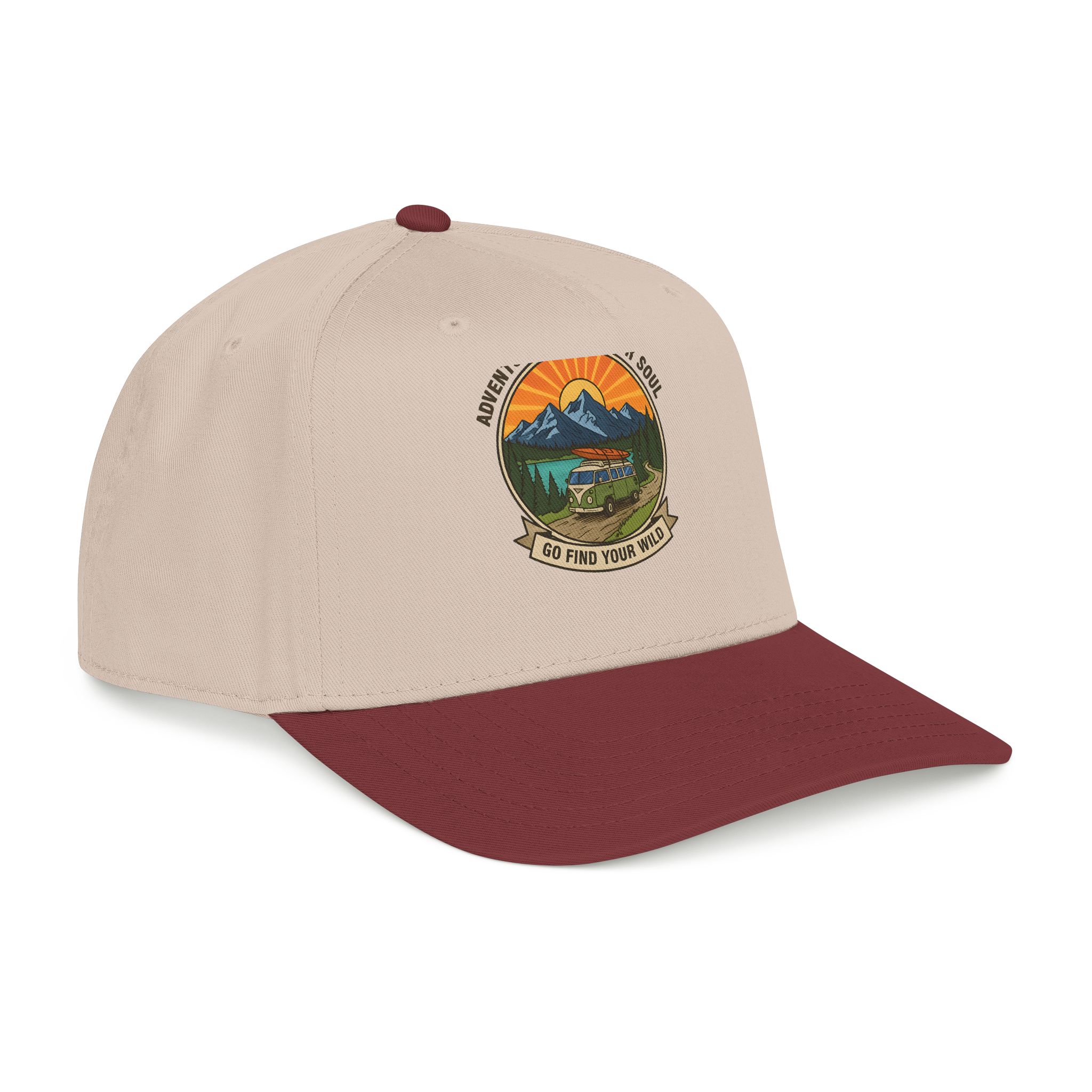 Baseball Cap — "Go Find Your Wild" Outdoor Patch