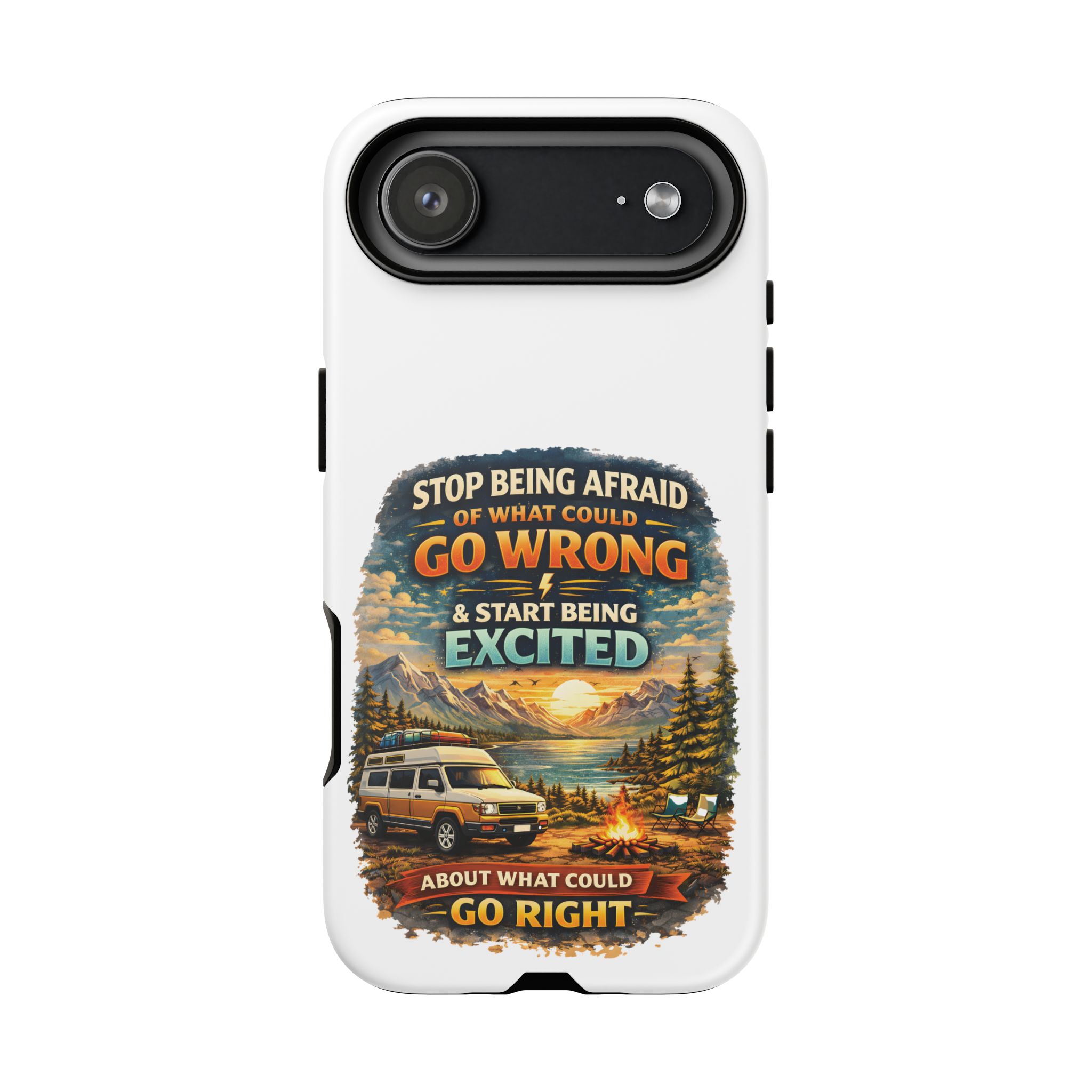 Phone Case — "Stop Being Afraid" (Design Scenic-Line)