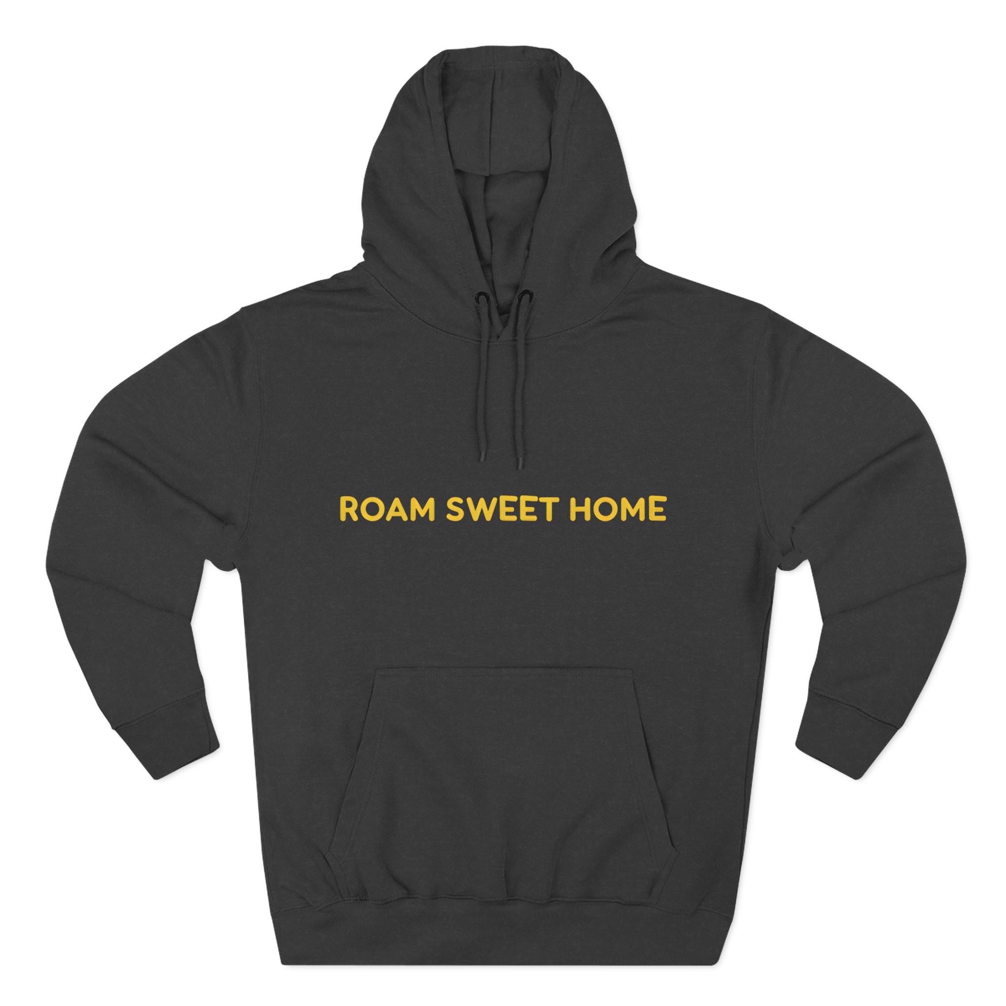 Three-Panel Fleece Hoodie - "Roam Sweet Home" Design Sitcom-Line
