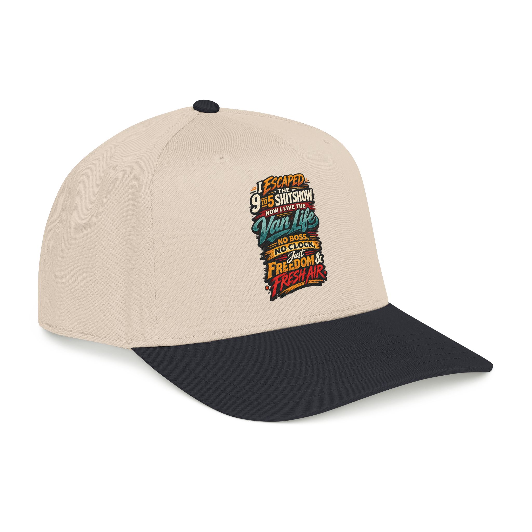 Baseball Cap - "I Escaped The 9 To 5" Design F**K-Line