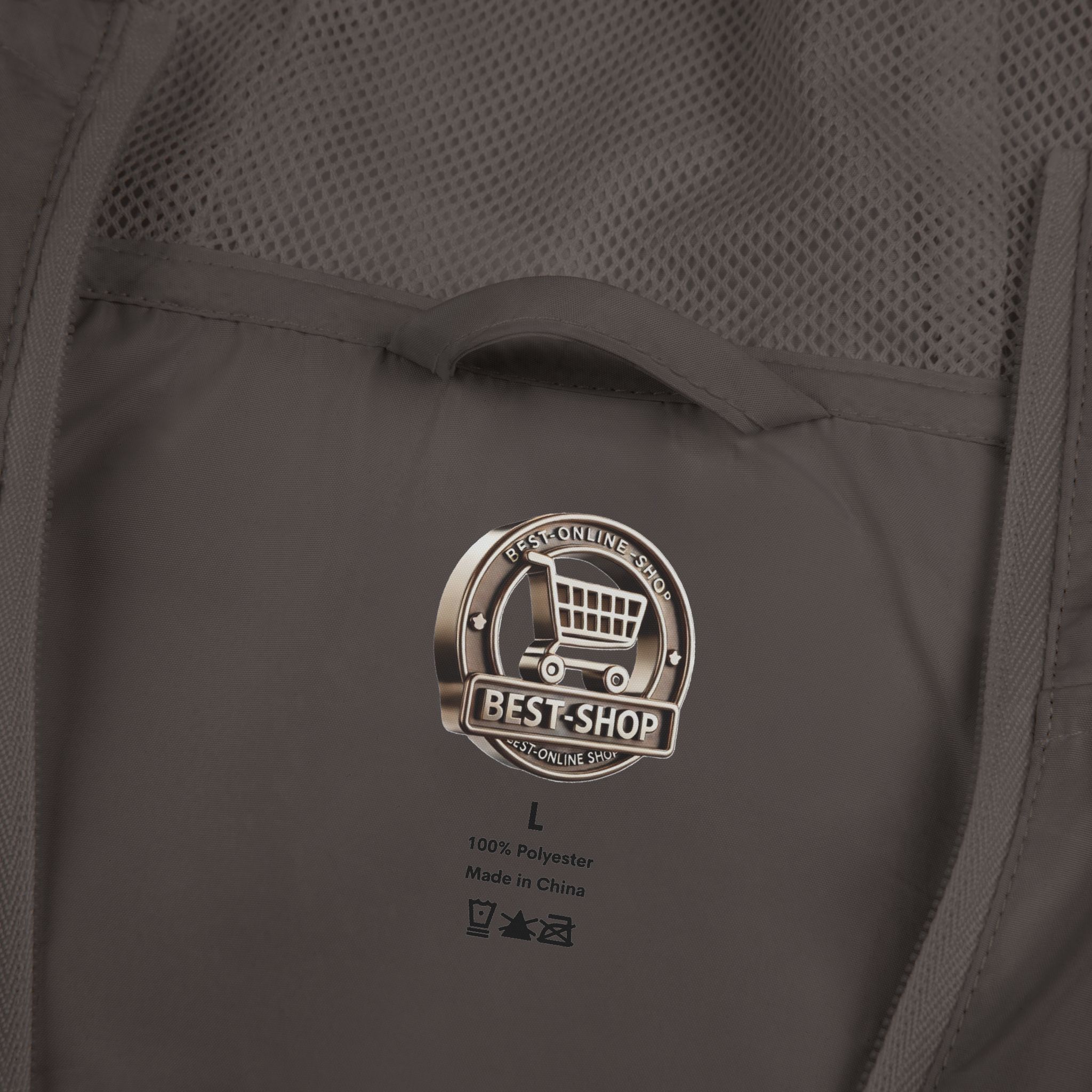 Unisex Full-Zip Windbreaker Jacket — "Explore More, Worry Less" (Design "Minimal-Line")