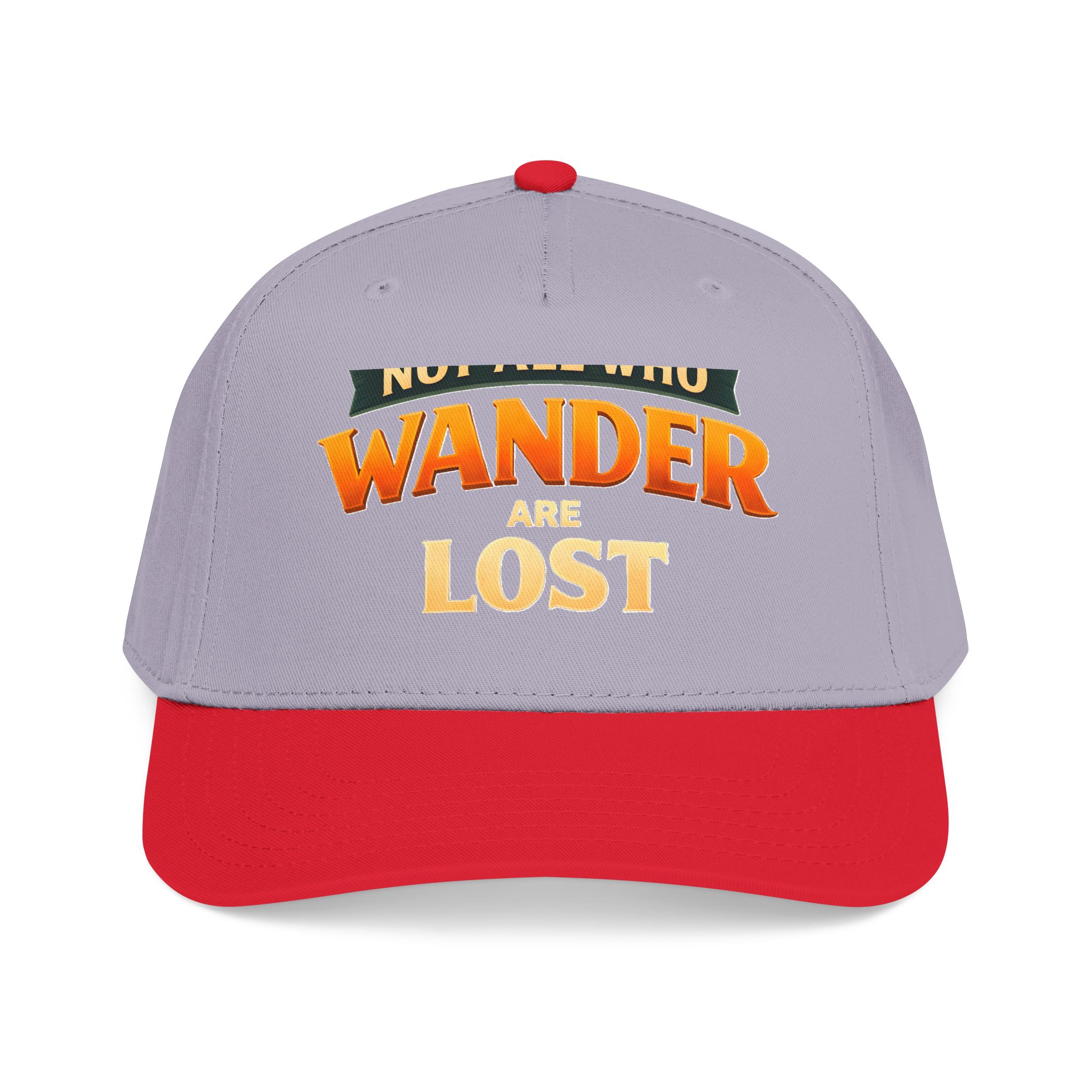 Baseball Cap - "Not All Who Wander Are Lost" Design Scenic-Line