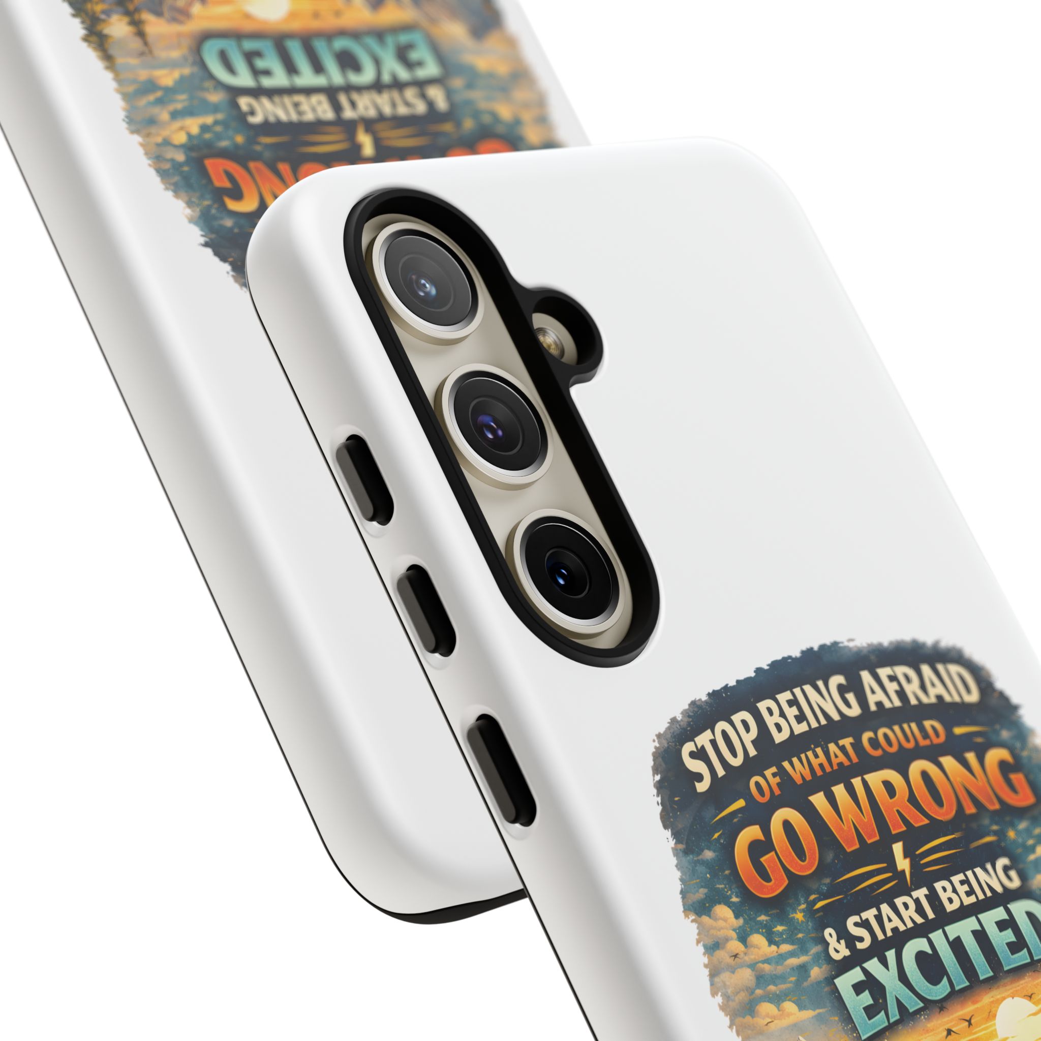 Phone Case — "Stop Being Afraid" (Design Scenic-Line)