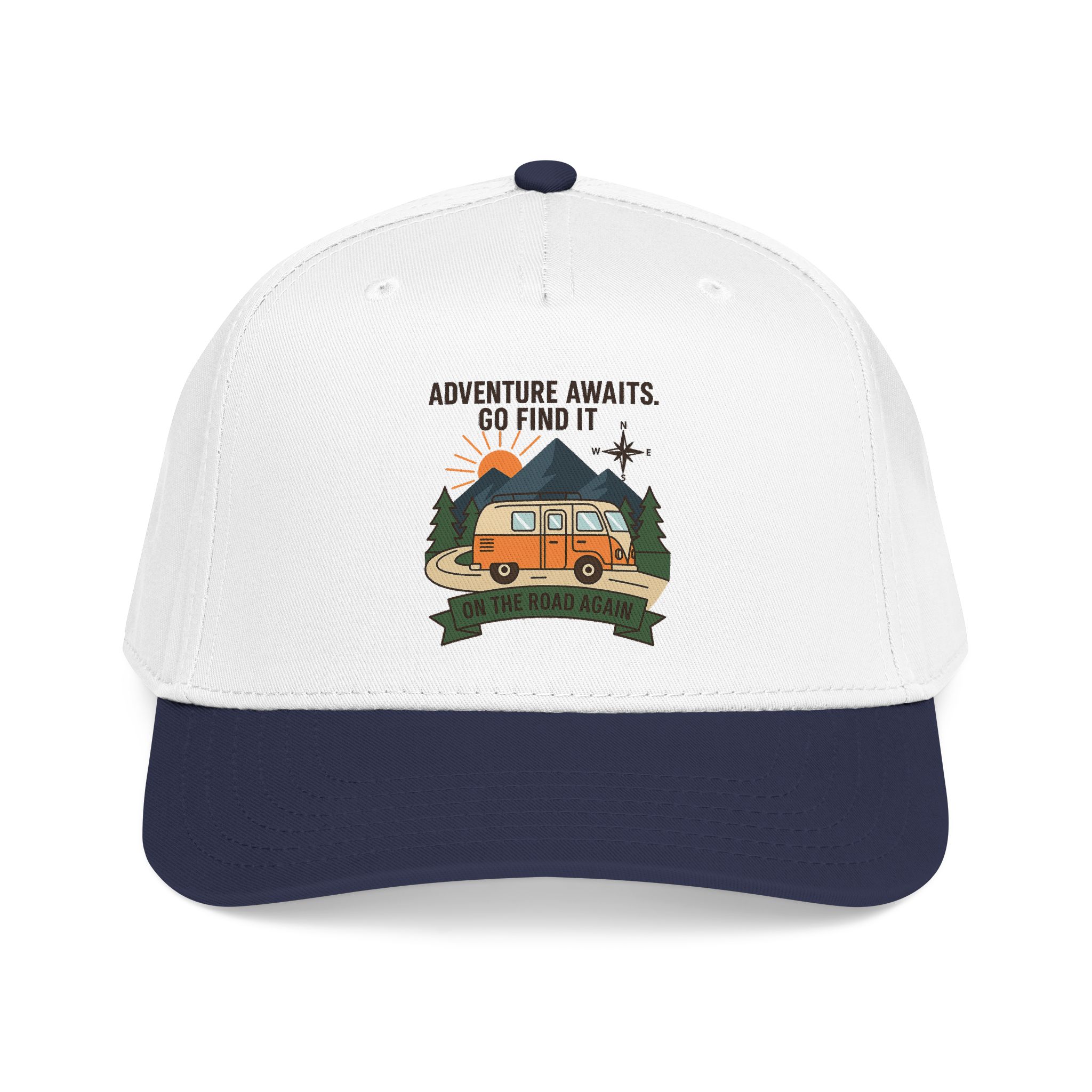 Baseball Cap - "Adventure Awaits" Outdoor Travel Hat