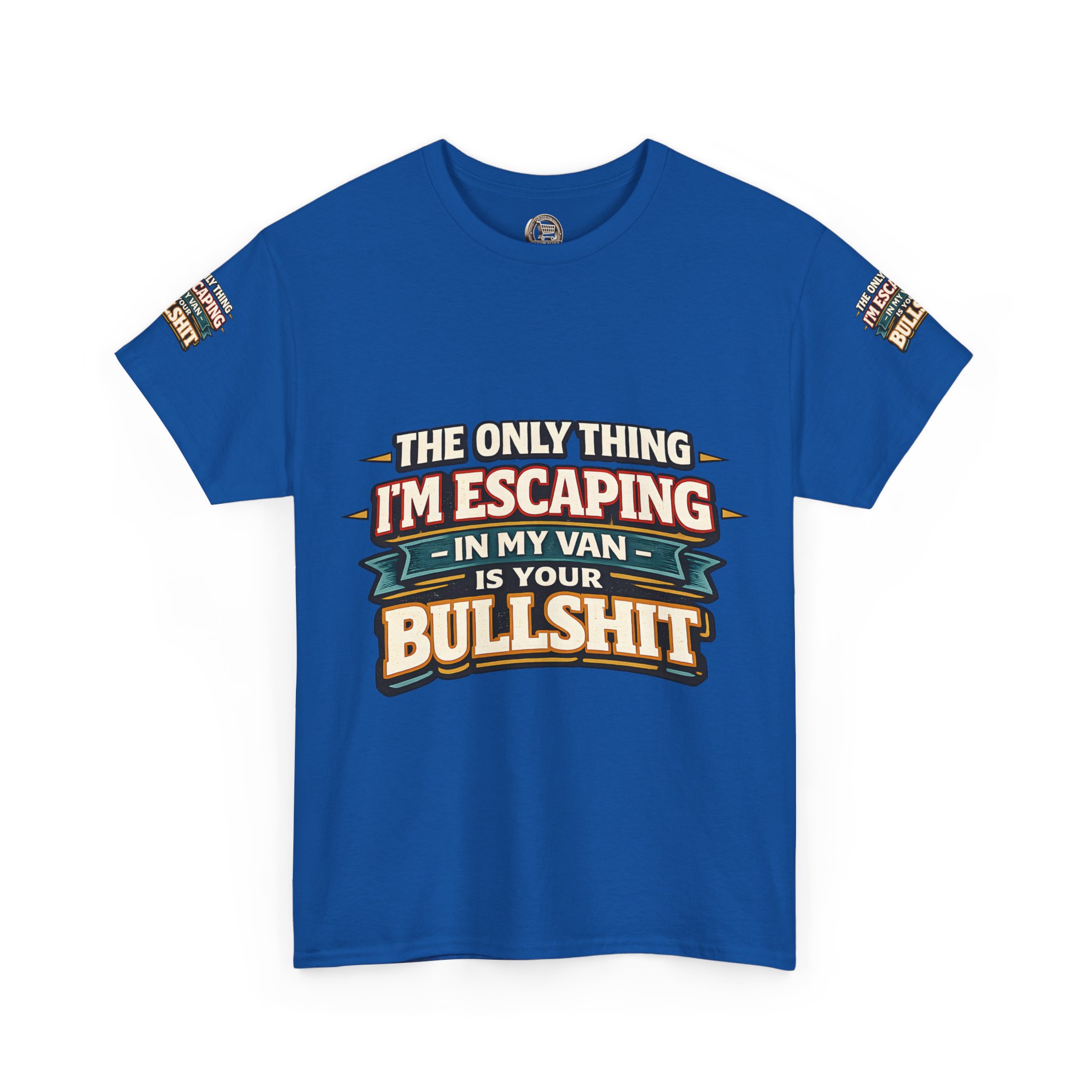 Unisex Heavy Cotton Tee — "The Only Thing I´m Escaping" Design F**K-Line
