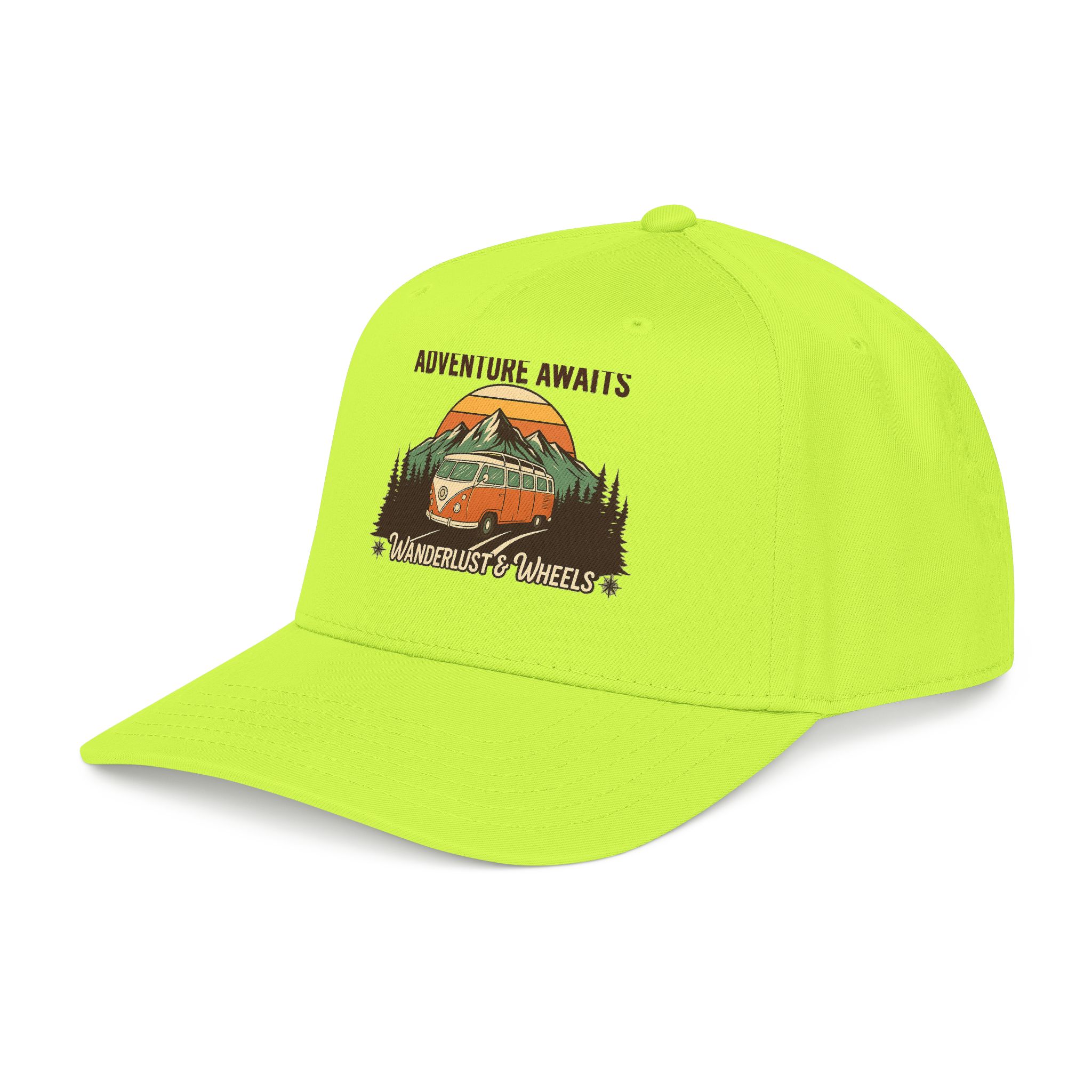 Baseball Cap - "Home Is Where You Adventure Awaits" Mid Profile Baseball Cap