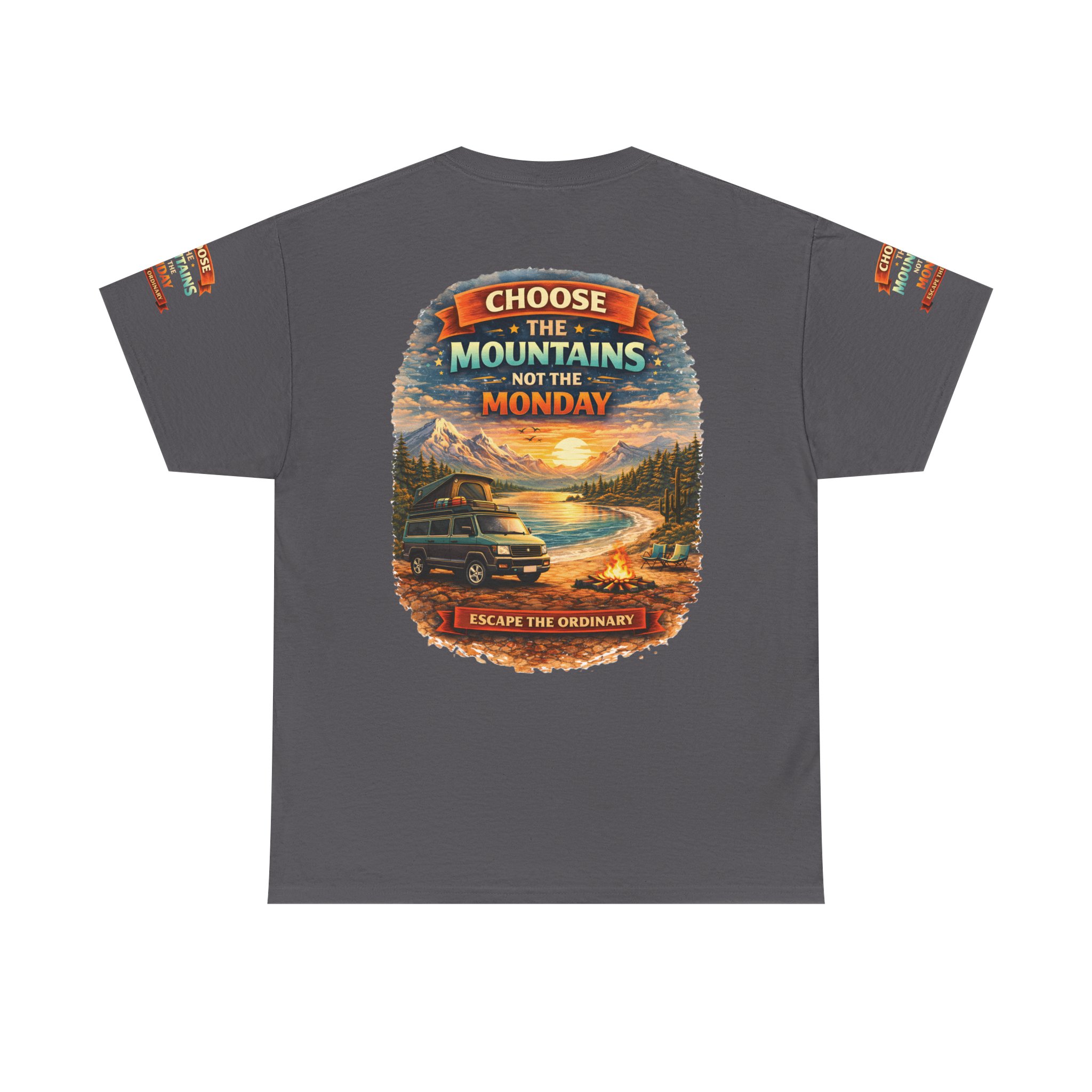 13698490737061576950_2048.jpeg Unisex Heavy Cotton Tee — "Choose The Mountens" Design Scenic-Line