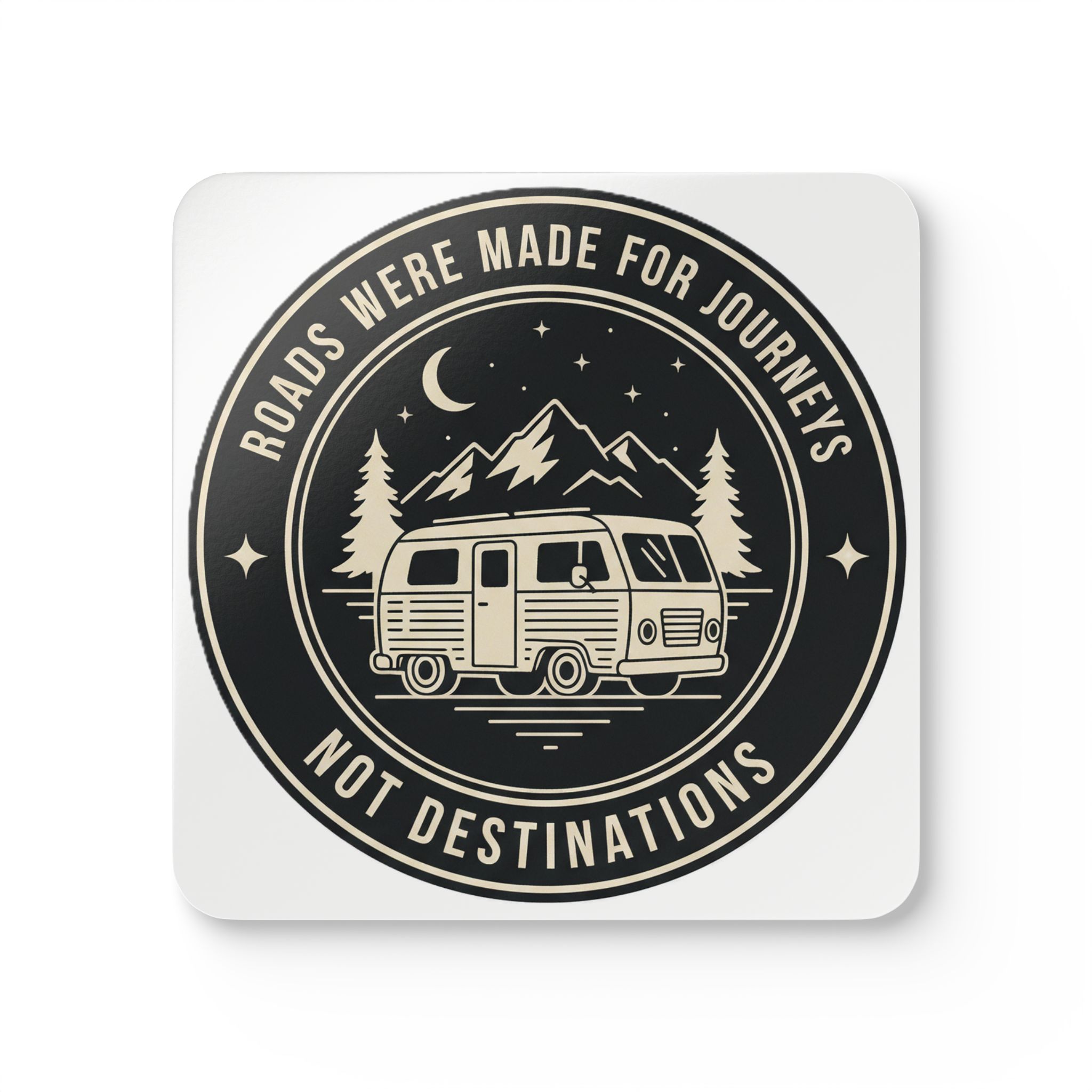 1371225186992589463_2048.jpeg Coaster Set — 'Roads Were Made for Journeys Not Destinations' Cork Coasters