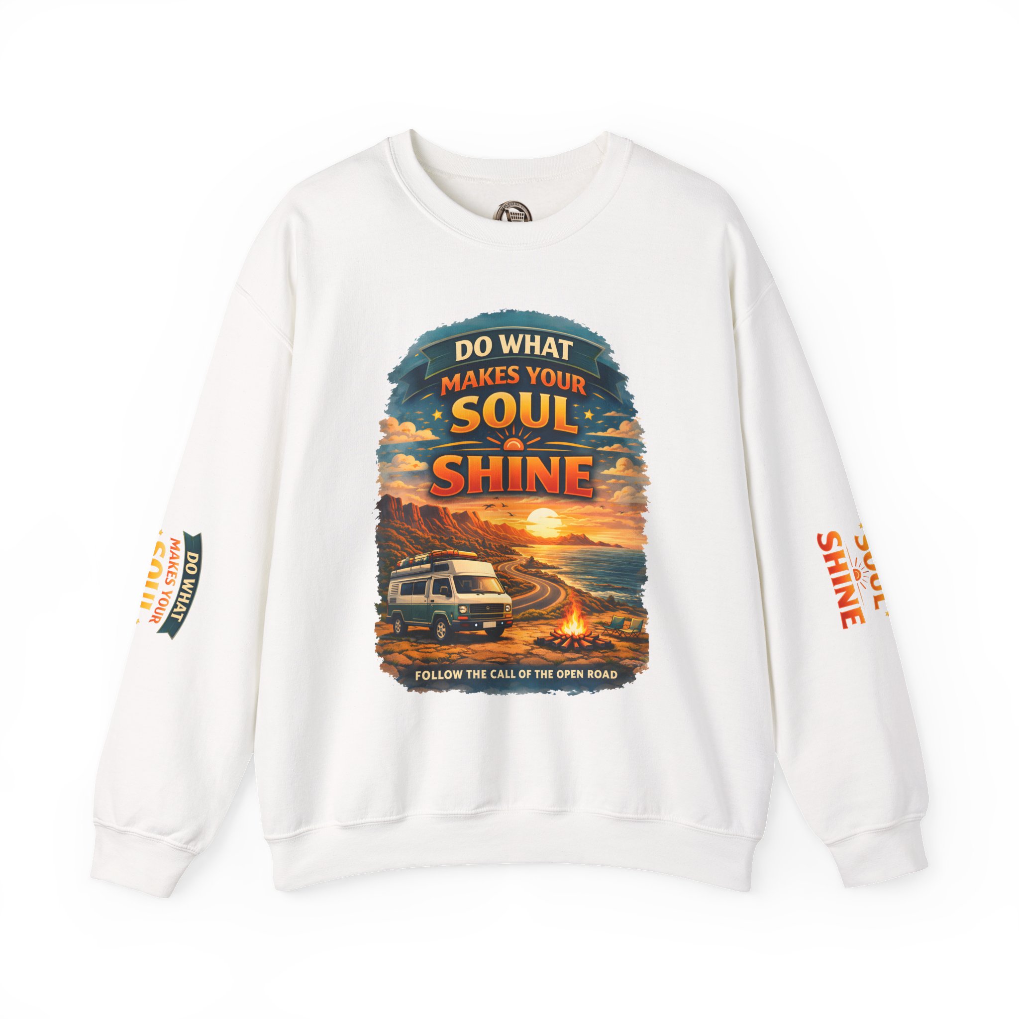 Unisex Heavy Blend™ Crewneck Sweatshirt — "Do What Makes Your Soul Shine" Design Scenic-Line