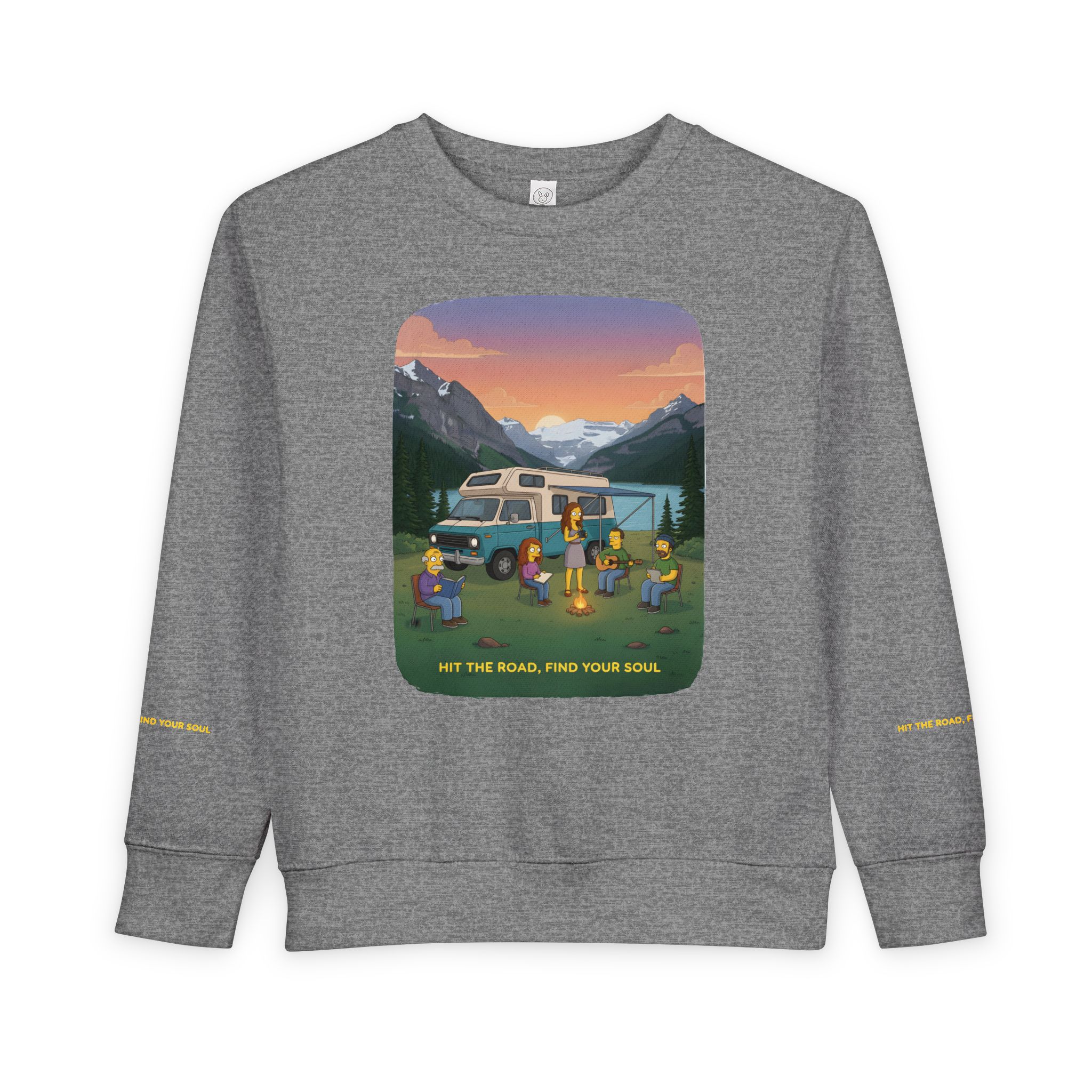 Toddler Sweatshirt - "Hit The Road-Find Your Soul" (Design Sitcom-Line)