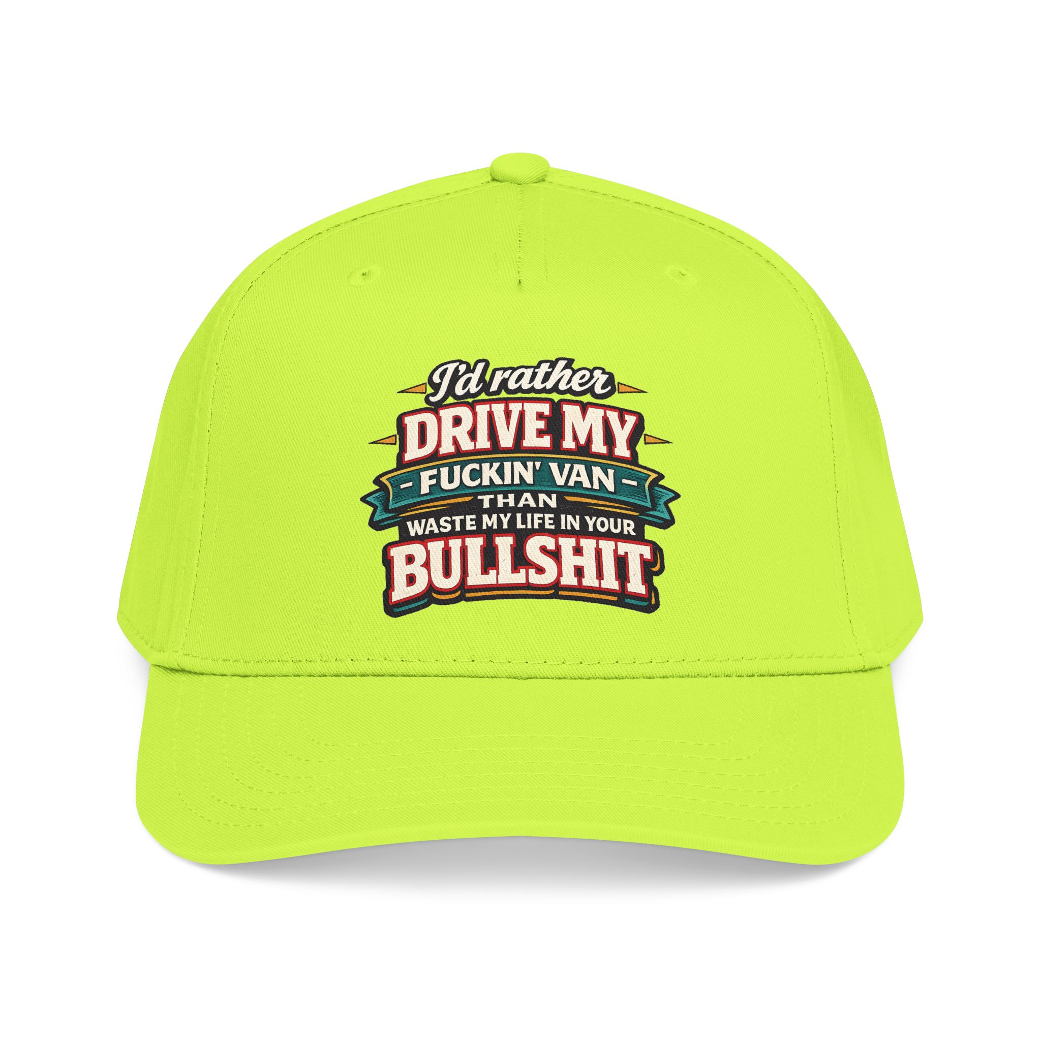 Baseball Cap - "I´d Rather Drive My Fucking Van" Design F**K-Line