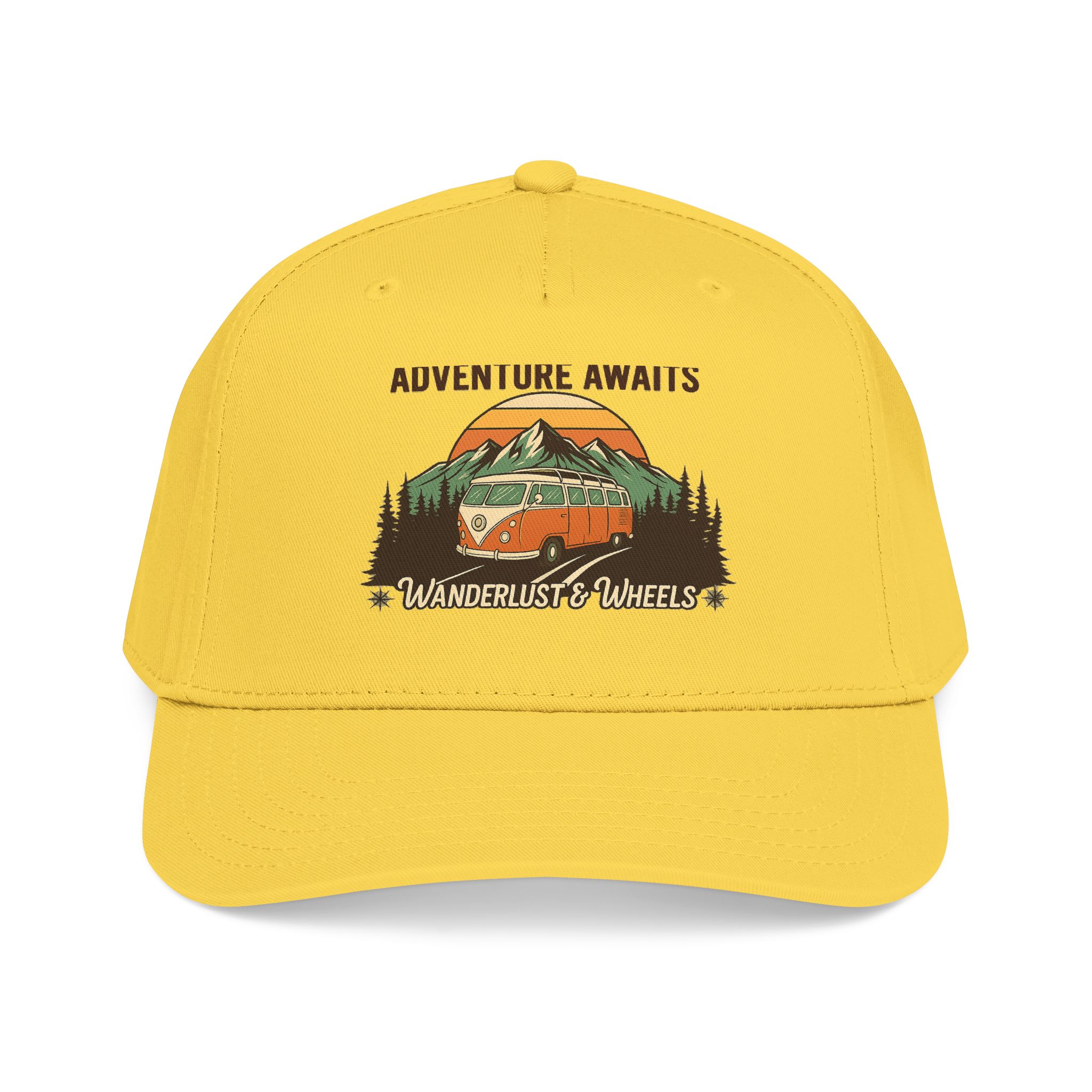 Baseball Cap - "Home Is Where You Adventure Awaits" Mid Profile Baseball Cap