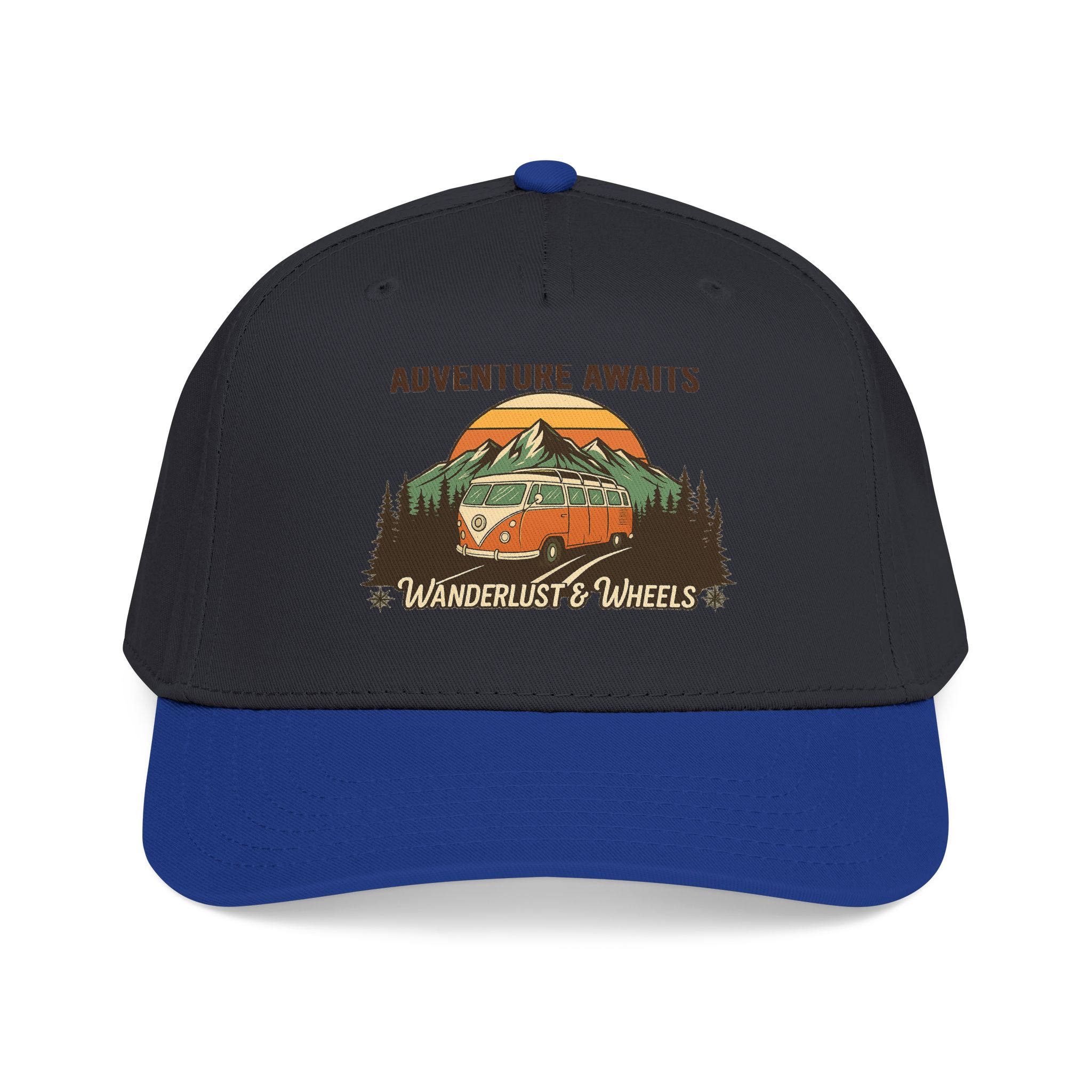 Baseball Cap - "Home Is Where You Adventure Awaits" Mid Profile Baseball Cap