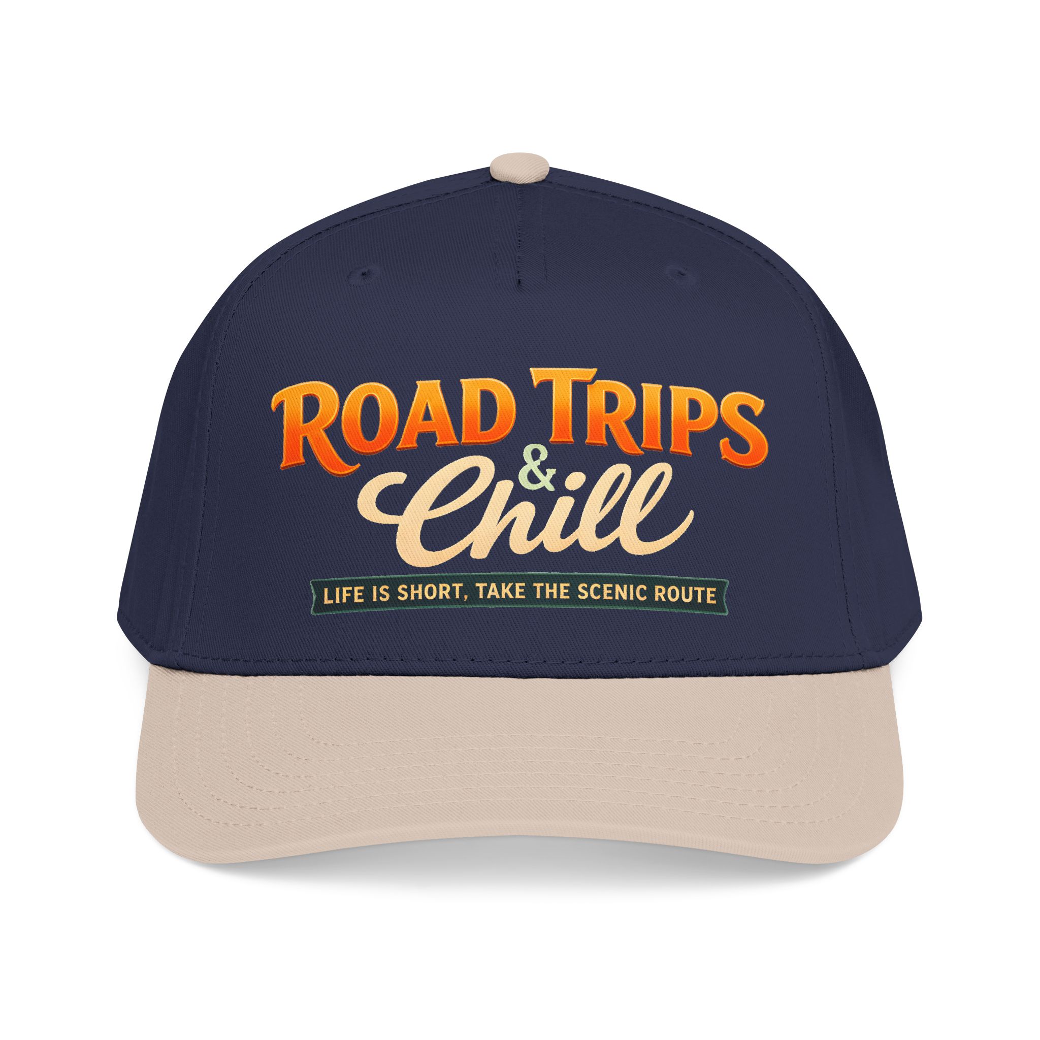 13802033172857604228_2048-5.jpeg Baseball Cap - "Road Trips And Chill" Design Scenic-Line