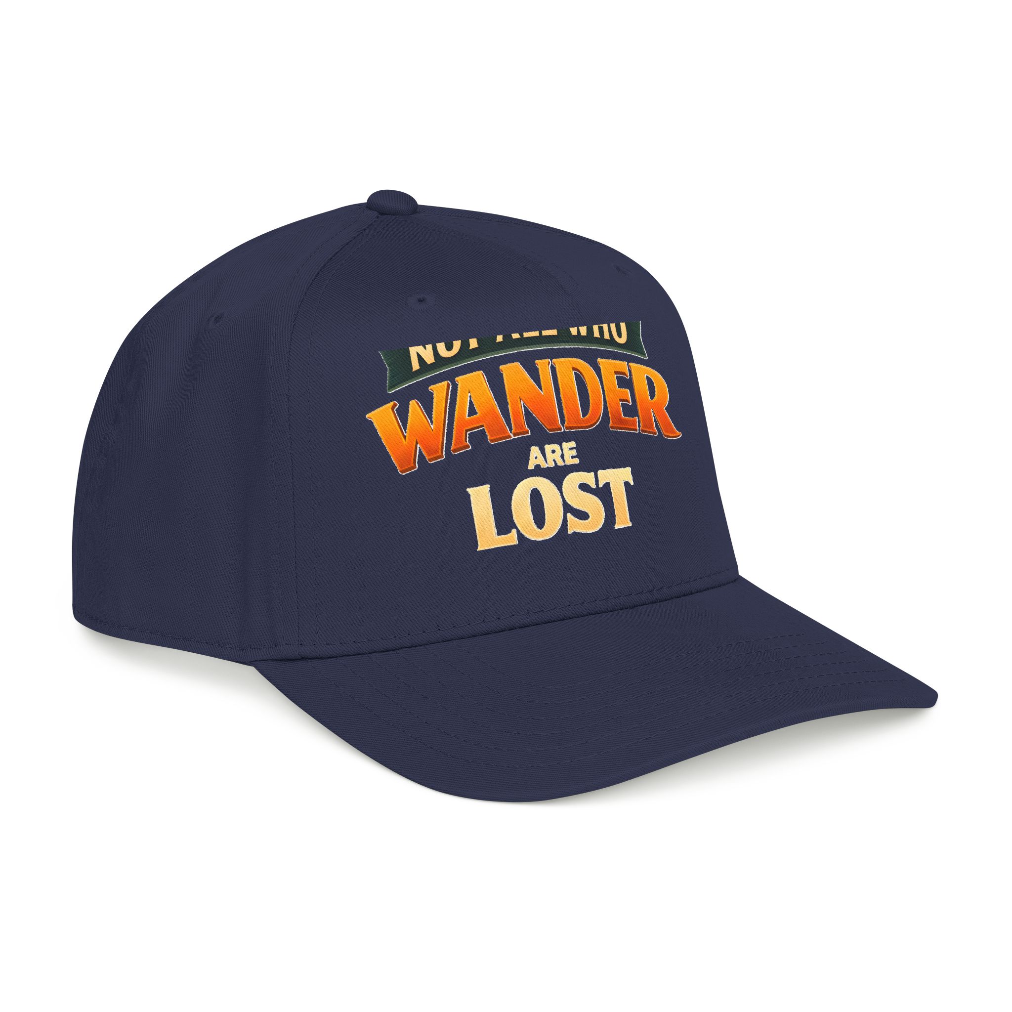 Baseball Cap - "Not All Who Wander Are Lost" Design Scenic-Line