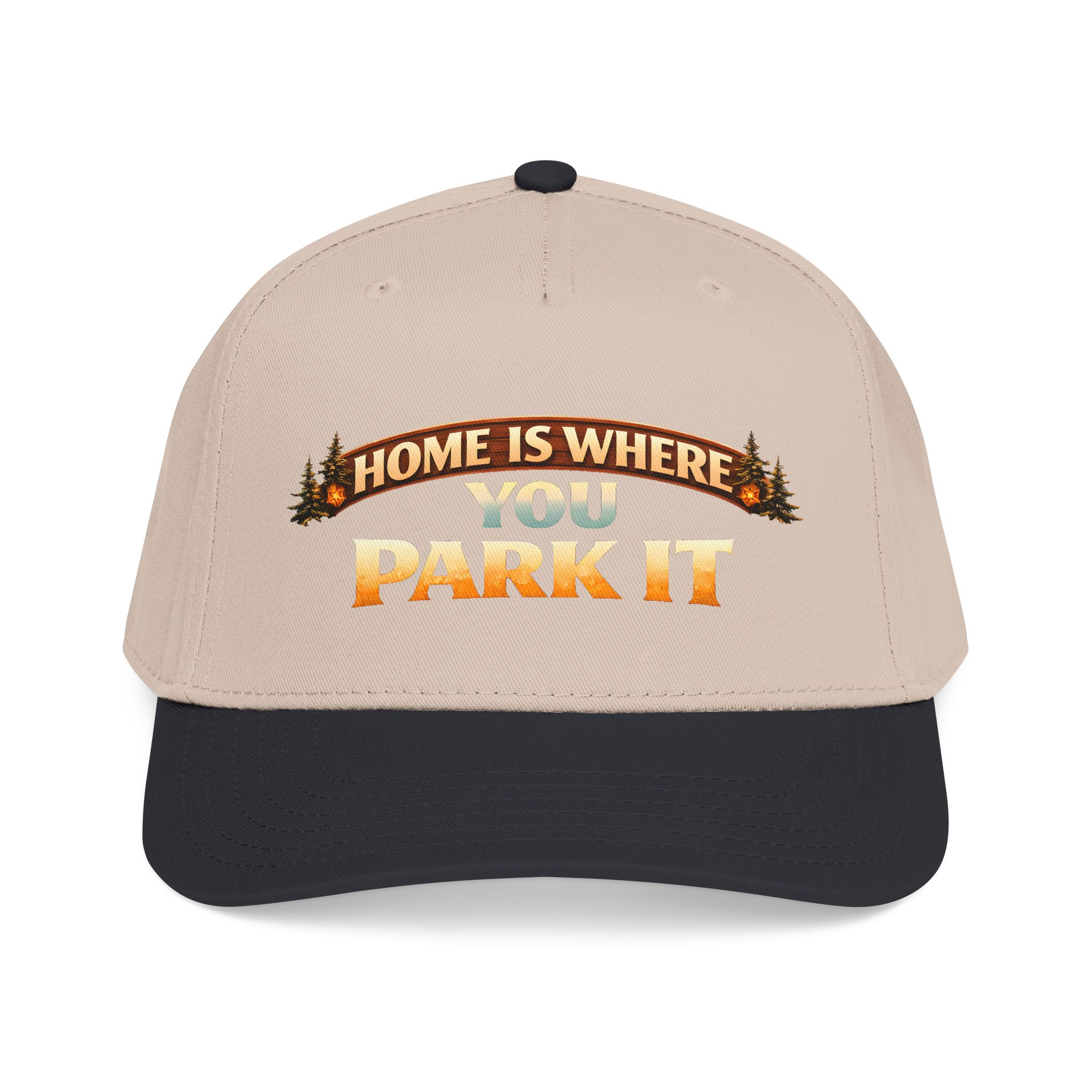 Baseball Cap - "Home Is Where You Park It" Design Scenic-Line