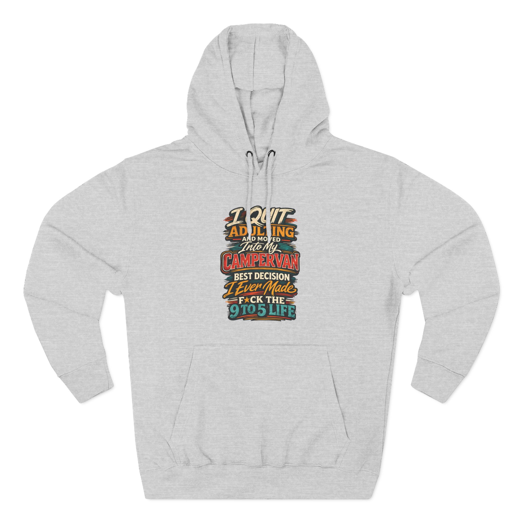13852510858205733845_2048.jpeg Three-Panel Fleece Hoodie - "I Quit Adulting" Design F**K-Line
