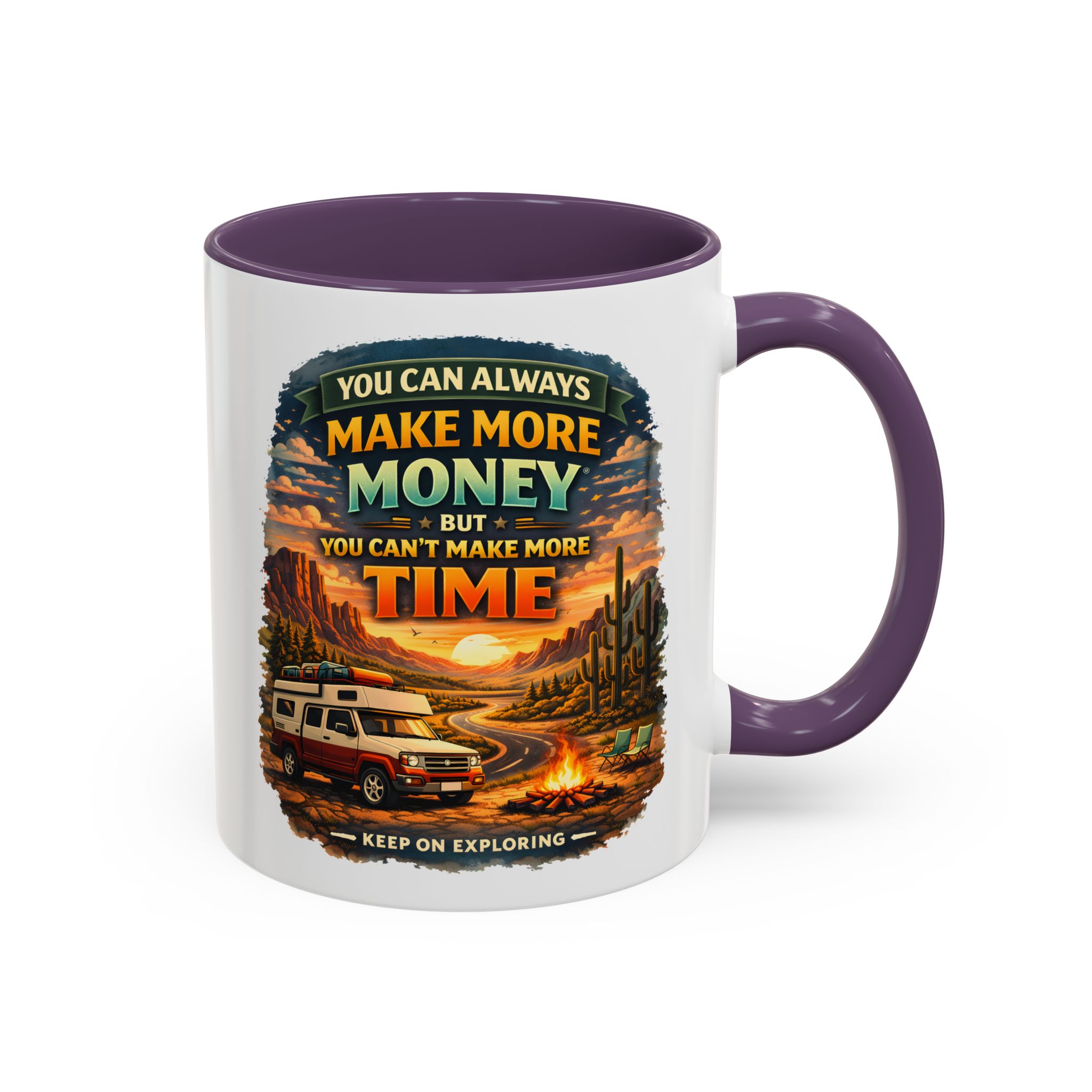 13862654221037181596_2048.jpeg Accent Coffee Mug (11, 15oz) — "You Can Always Make More Money" Design Scenic-Line