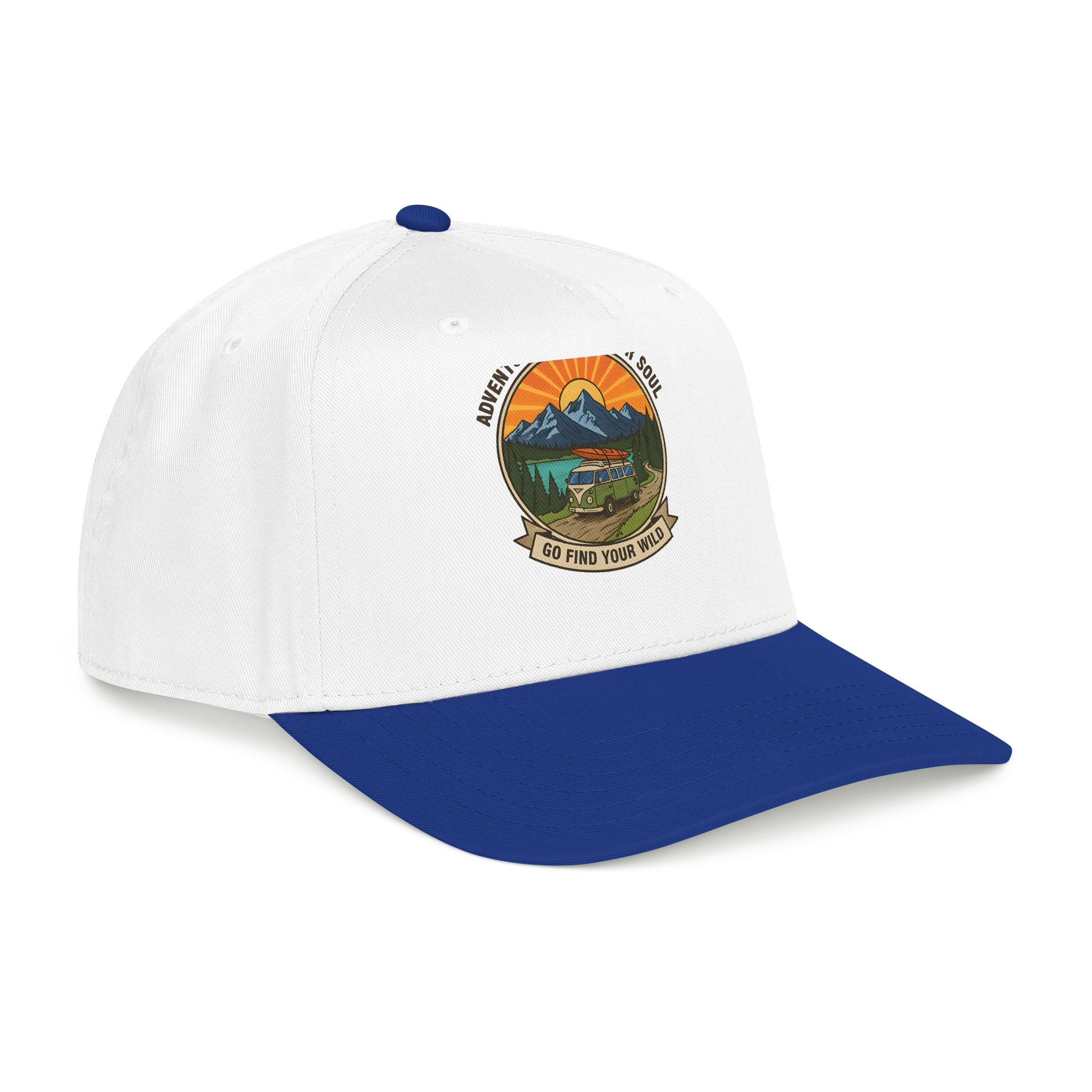 Baseball Cap — "Go Find Your Wild" Outdoor Patch