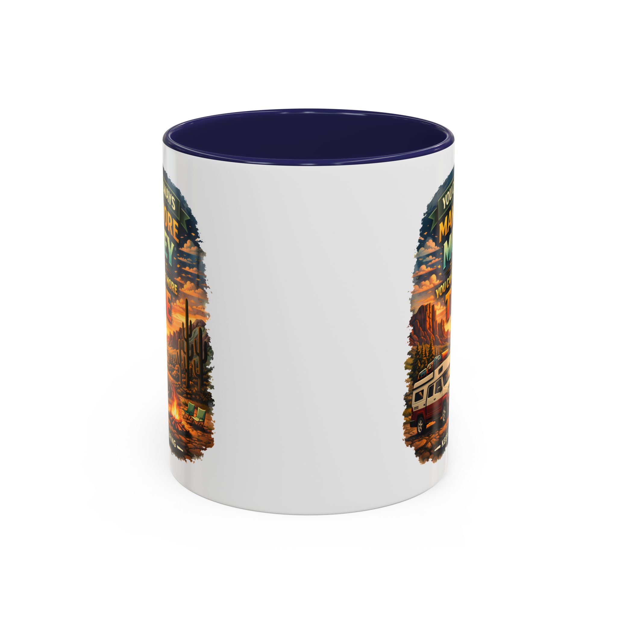 13891174578978123746_2048.jpeg Accent Coffee Mug (11, 15oz) — "You Can Always Make More Money" Design Scenic-Line