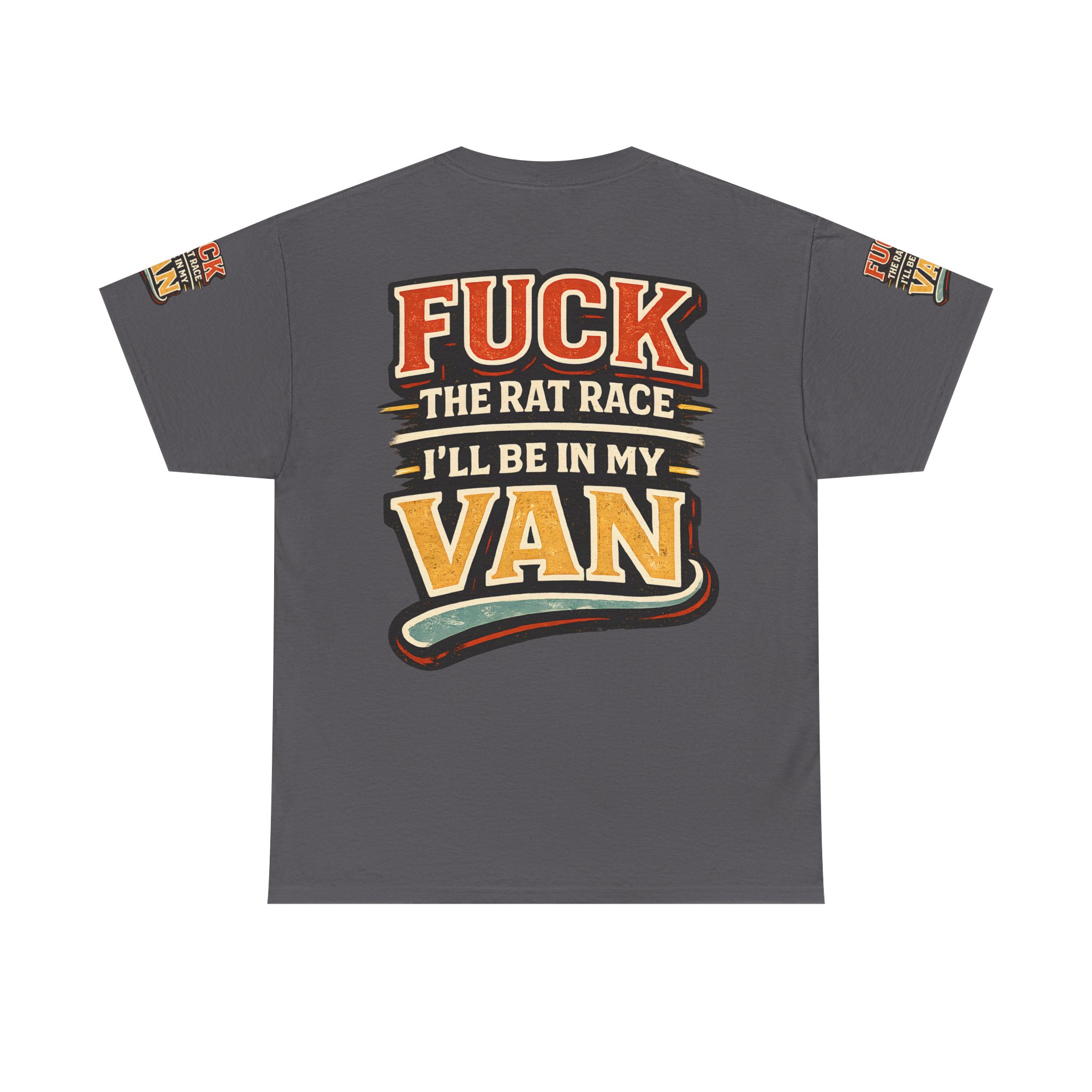 13907139542807108589_2048.jpeg Unisex Heavy Cotton Tee — "Fuck The Rat Race" Design F**K-Line