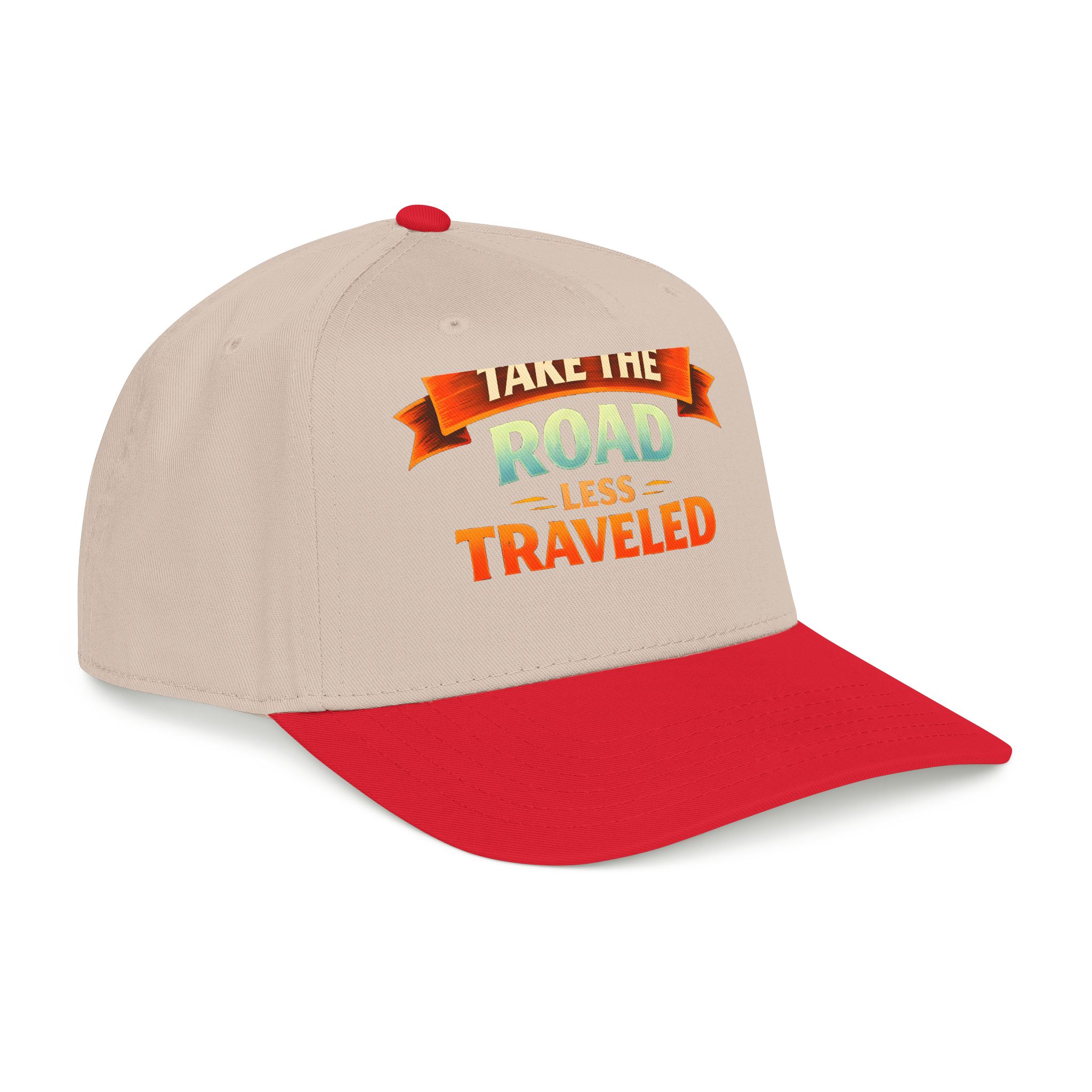 Baseball Cap - "Take The Road Less Traveled" Design Scenic-Line