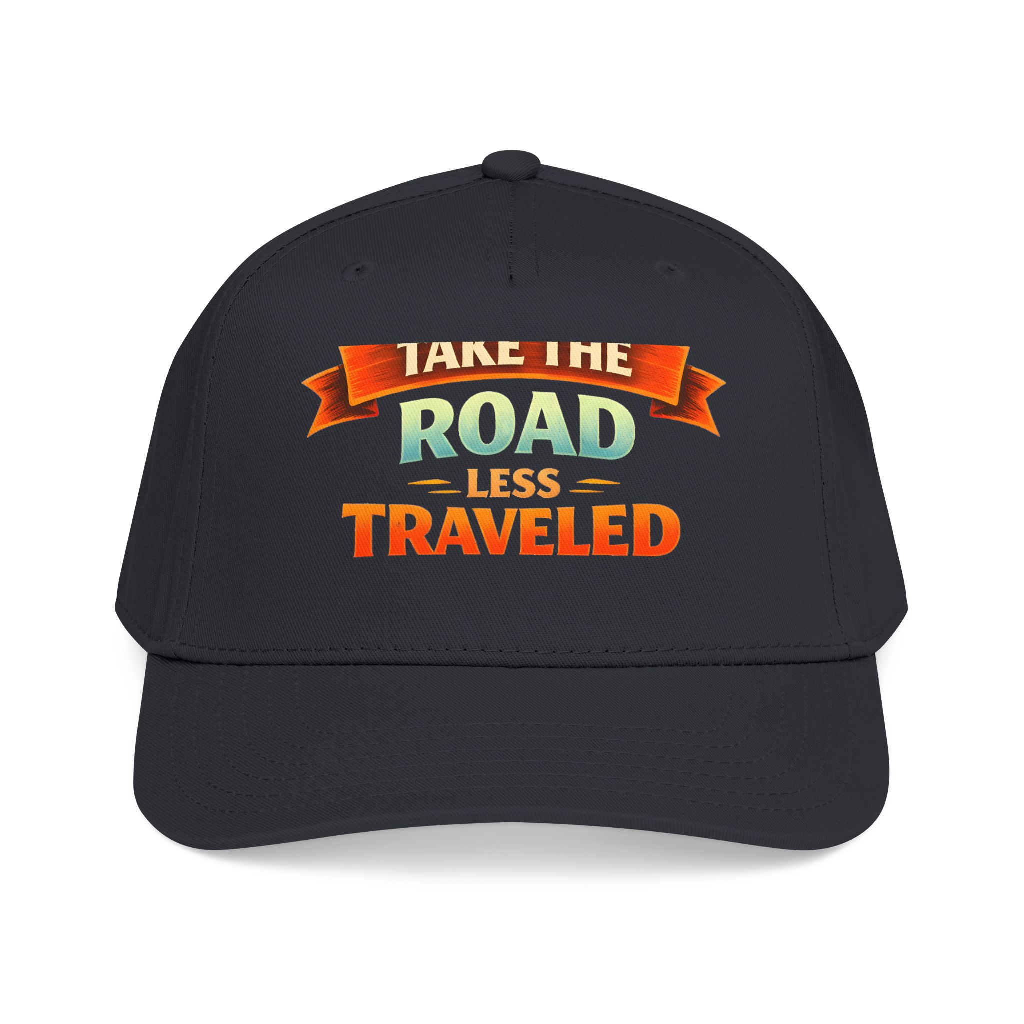 Baseball Cap - "Take The Road Less Traveled" Design Scenic-Line