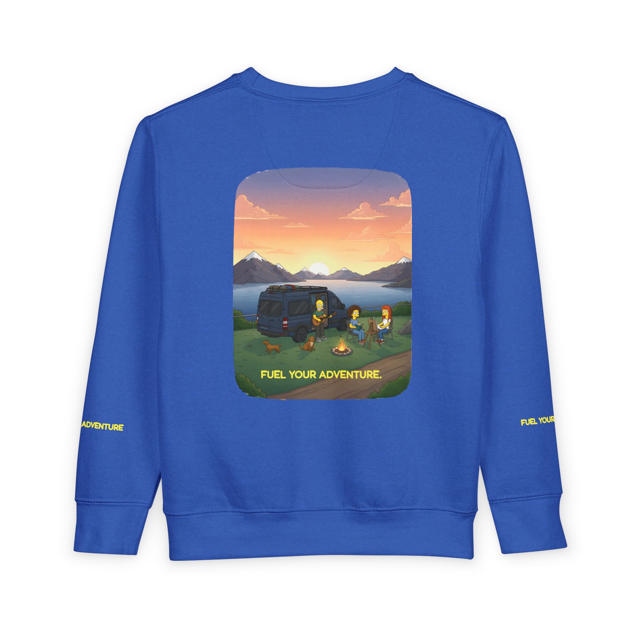 Toddler Sweatshirt - "Fuel Your Adventure" (Design Sitcom-Line)