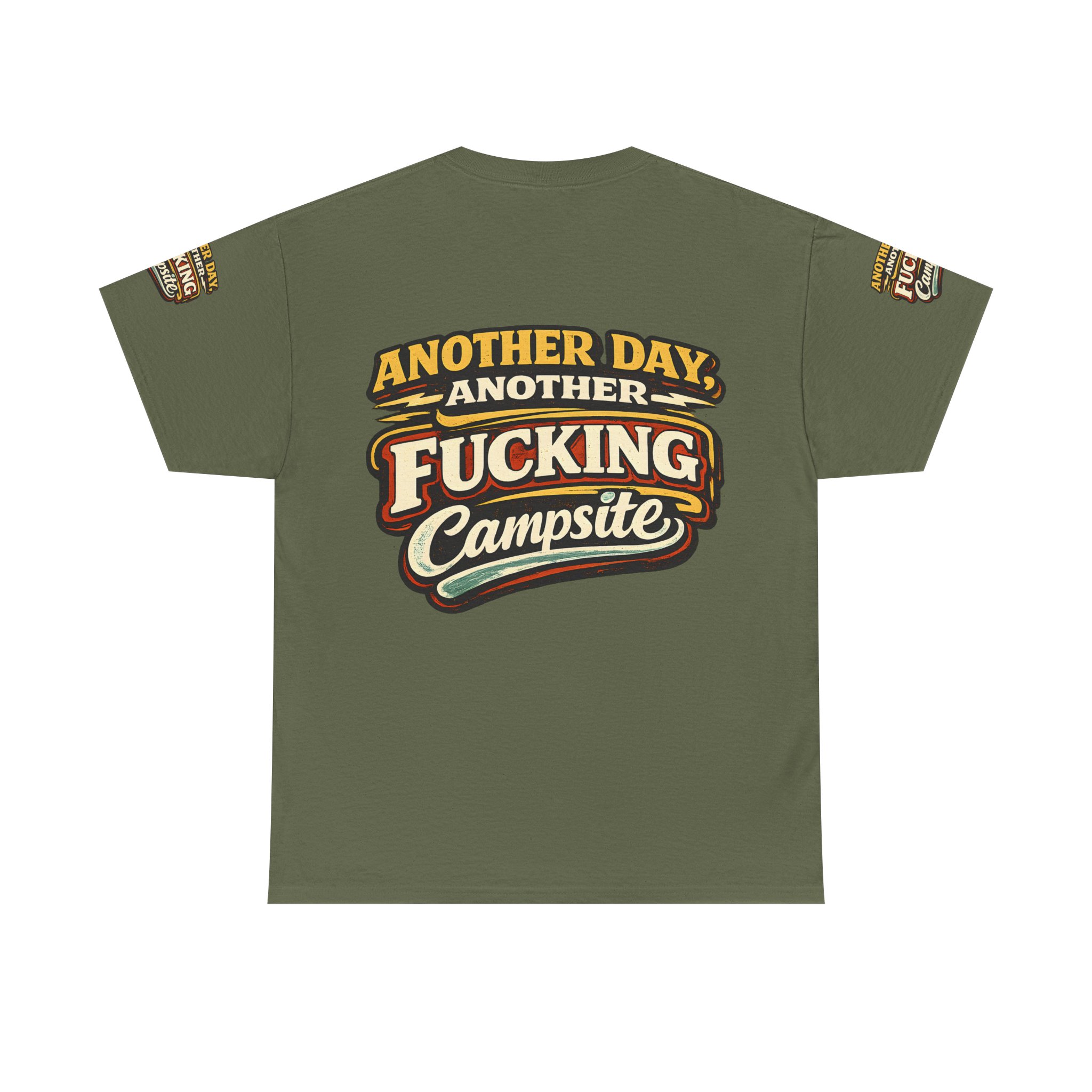 Unisex Heavy Cotton Tee — "Another Day" Design F**K-Line