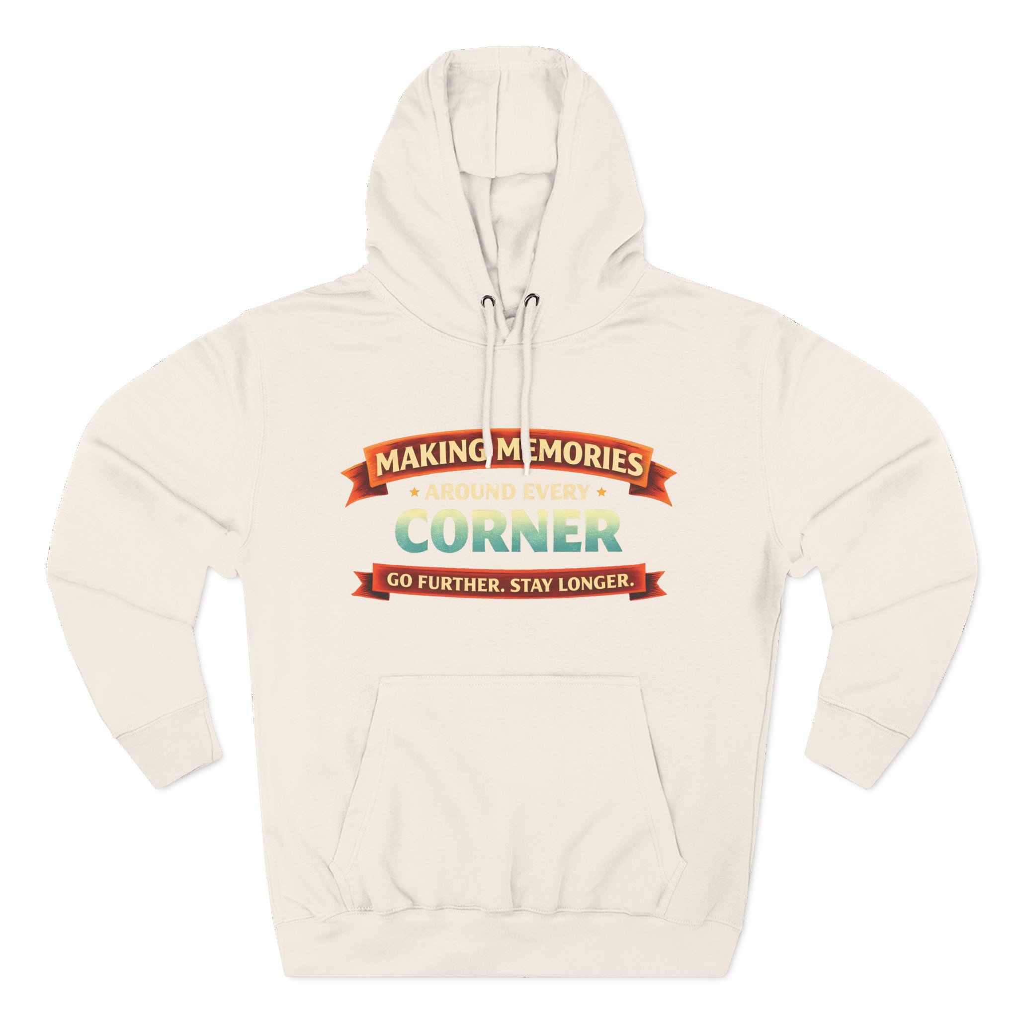 Three-Panel Fleece Hoodie - "Making Memories" Design Scenic-Line