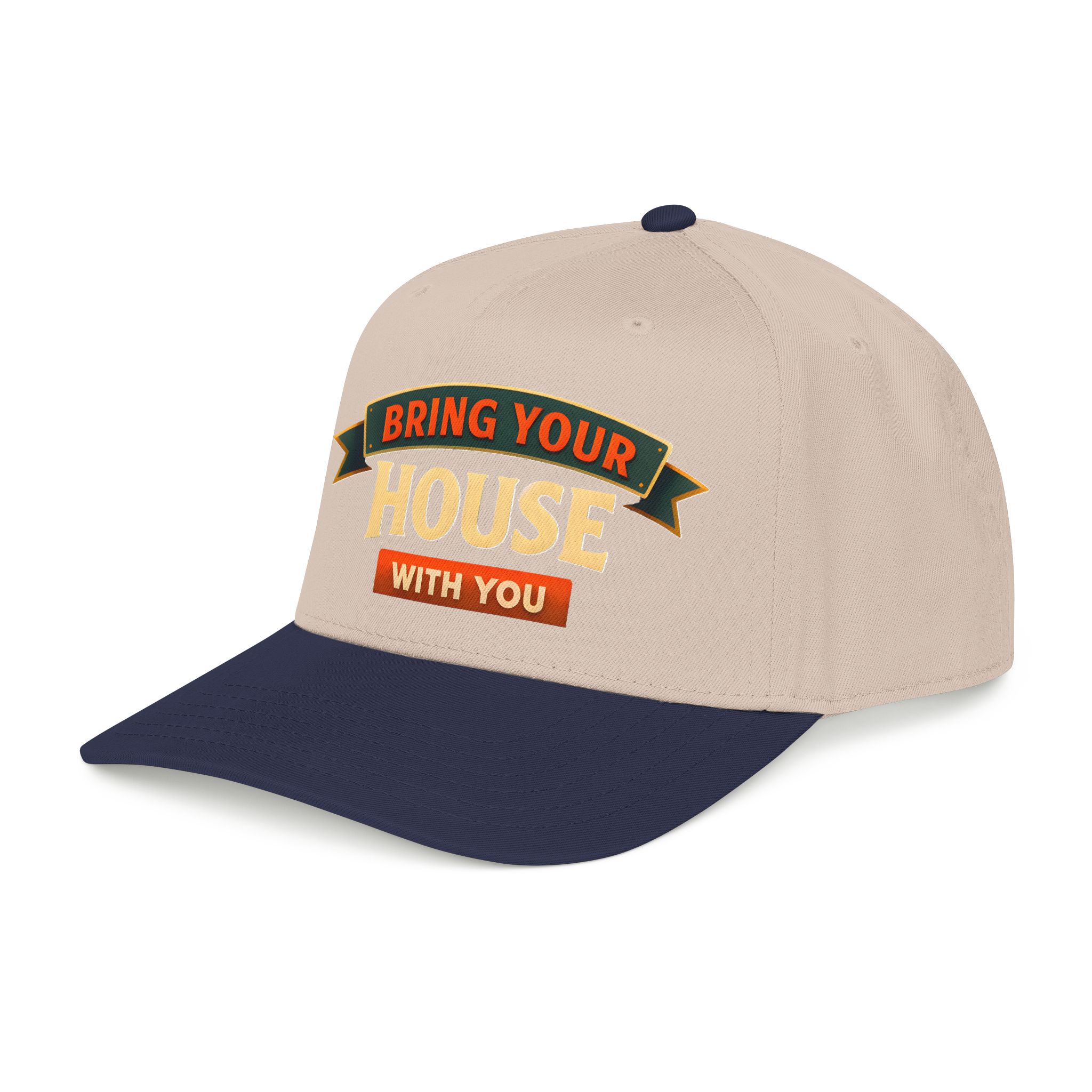 Baseball Cap - "Bring Your House With You" Design Scenic-Line