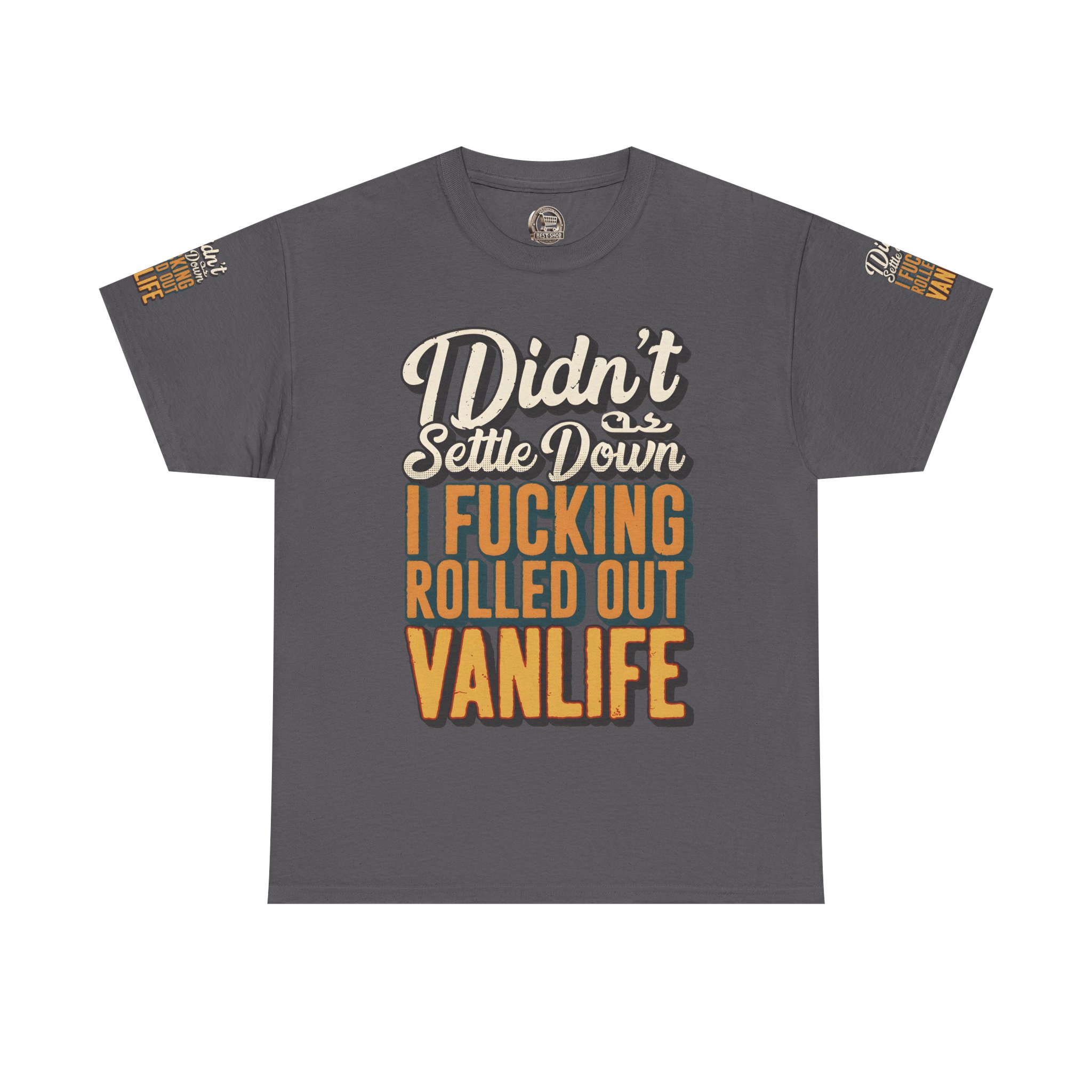 14011743700913077408_2048.jpeg Unisex Heavy Cotton Tee — "Dind´t Settle Down" Design F**K-Line