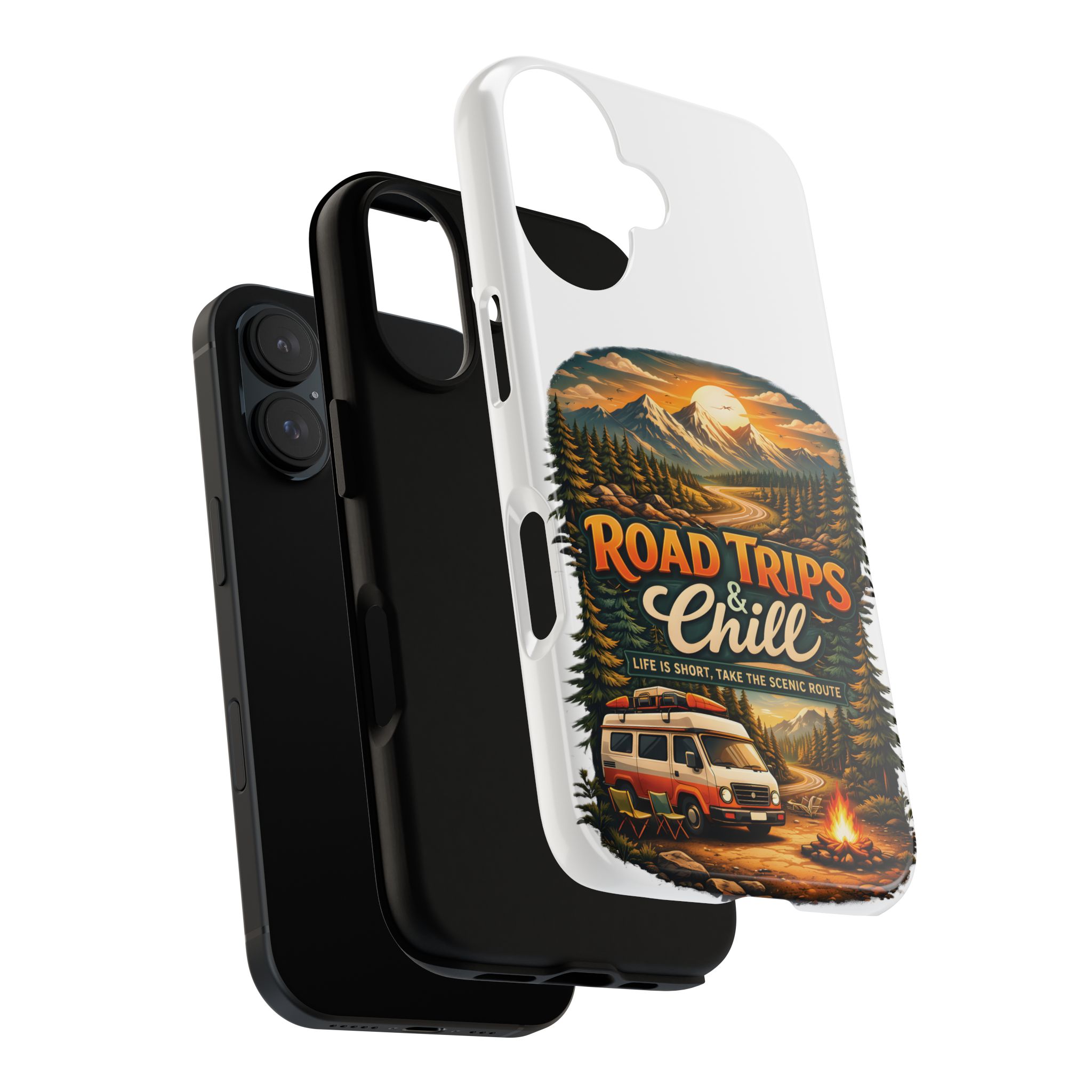 Phone Case — "Road Trips and Chill" (Design Scenic-Line)