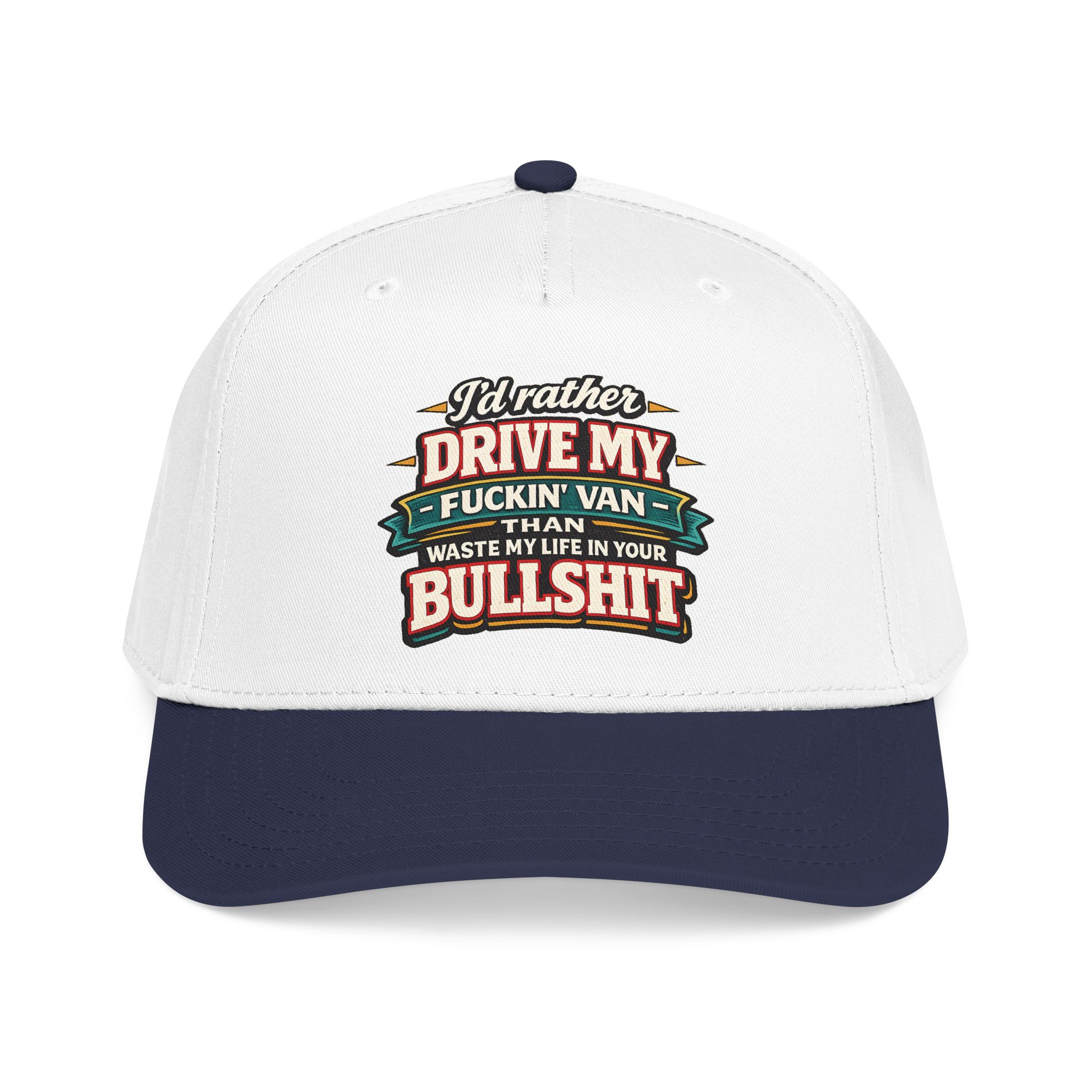 Baseball Cap - "I´d Rather Drive My Fucking Van" Design F**K-Line