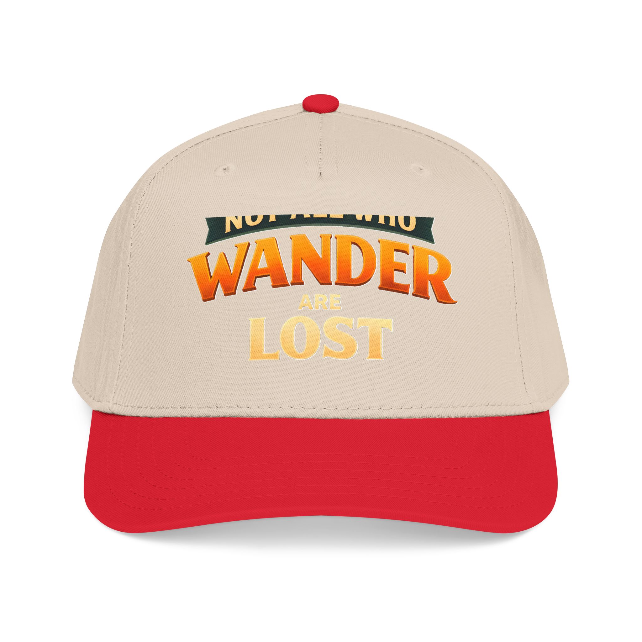 Baseball Cap - "Not All Who Wander Are Lost" Design Scenic-Line