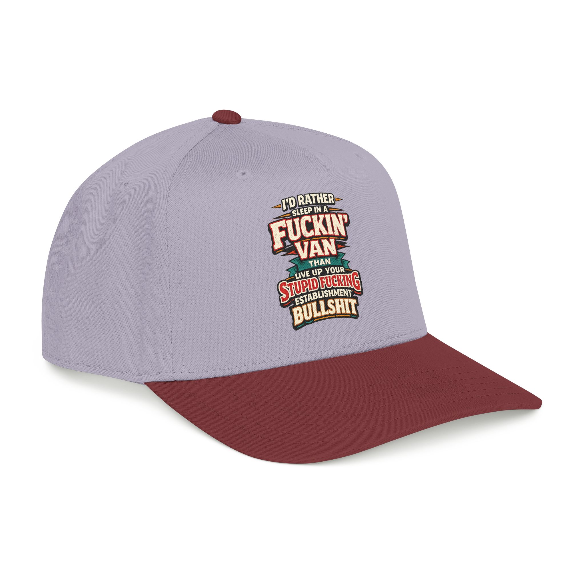 Baseball Cap - "I´d Rather Sleep in A Fucking Van" Design F**K-Line
