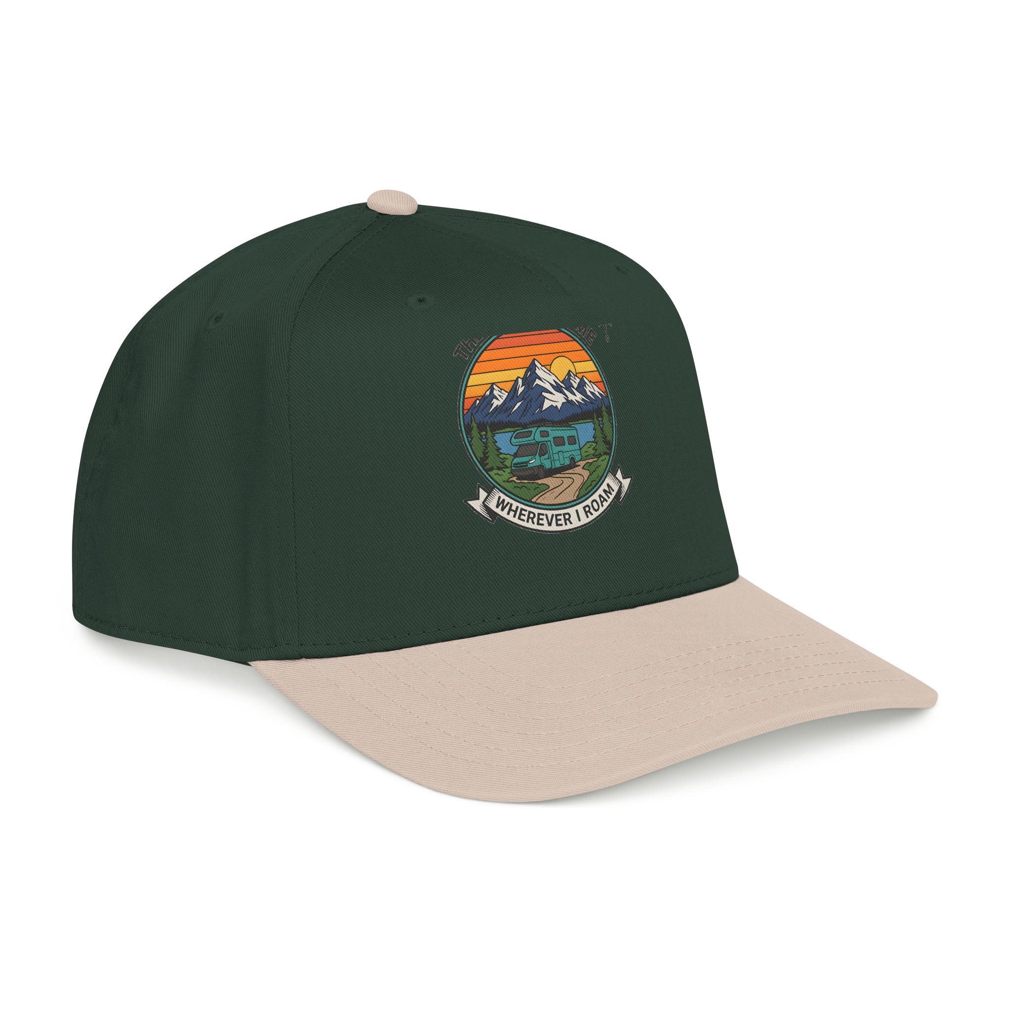 Baseball Cap — "The Road Is Home, Wherever I Roam"