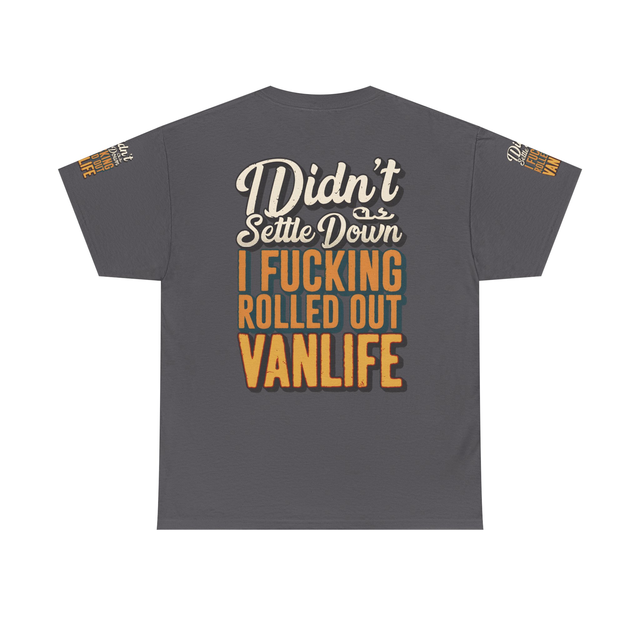 14064286225153847422_2048.jpeg Unisex Heavy Cotton Tee — "Dind´t Settle Down" Design F**K-Line