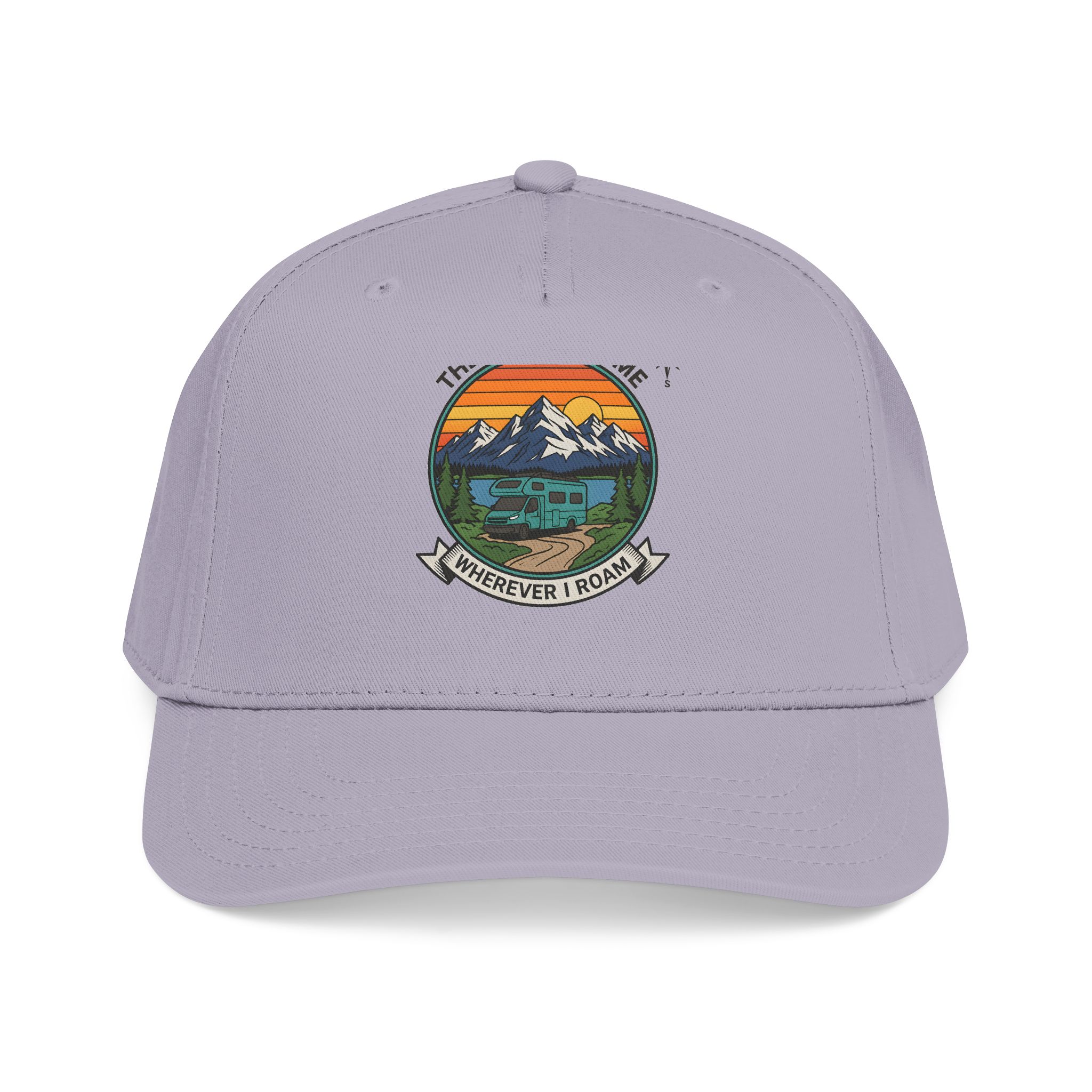 Baseball Cap — "The Road Is Home, Wherever I Roam"